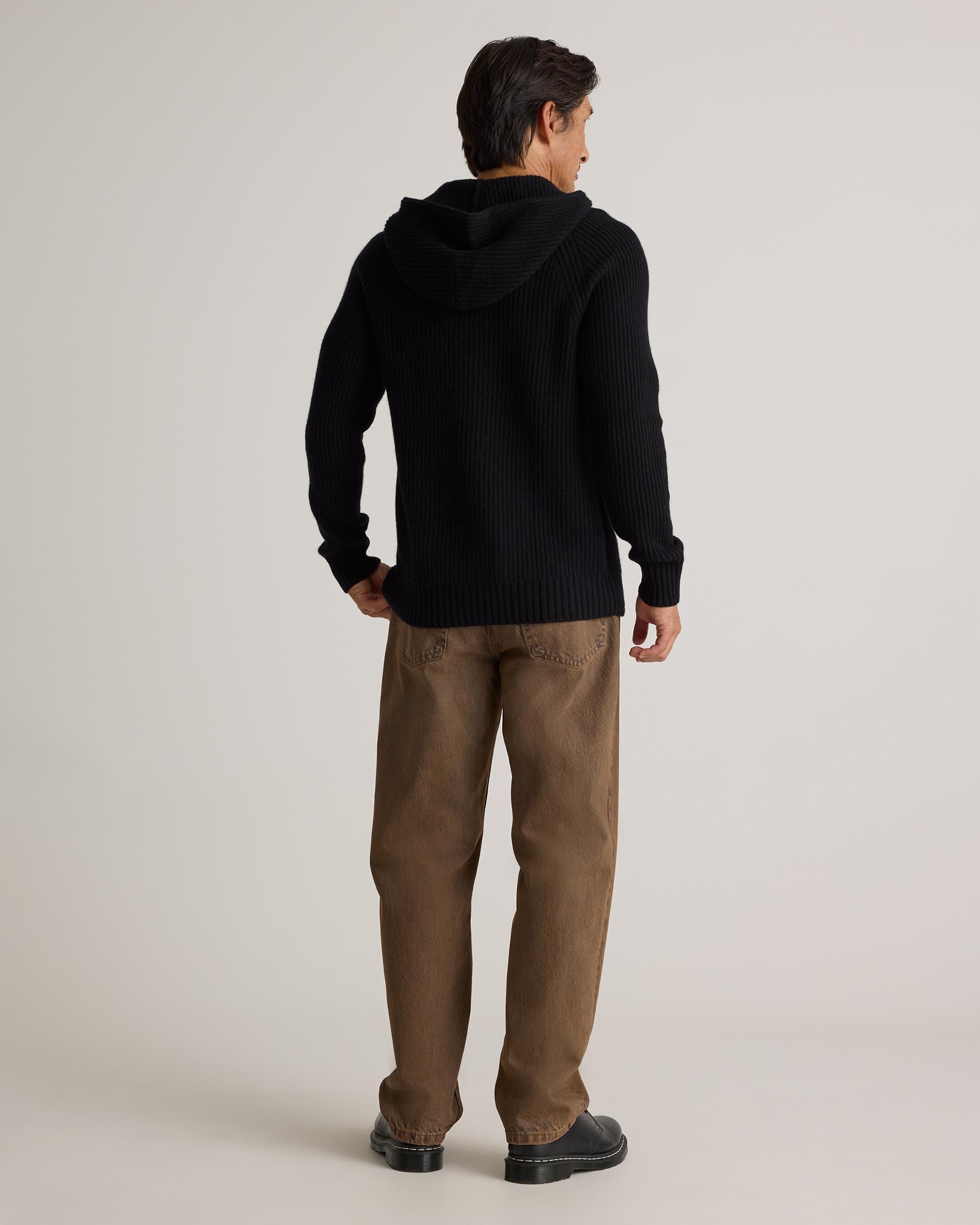 Quince | Men's Mongolian Cashmere Fisherman Pullover Hoodie Product Image