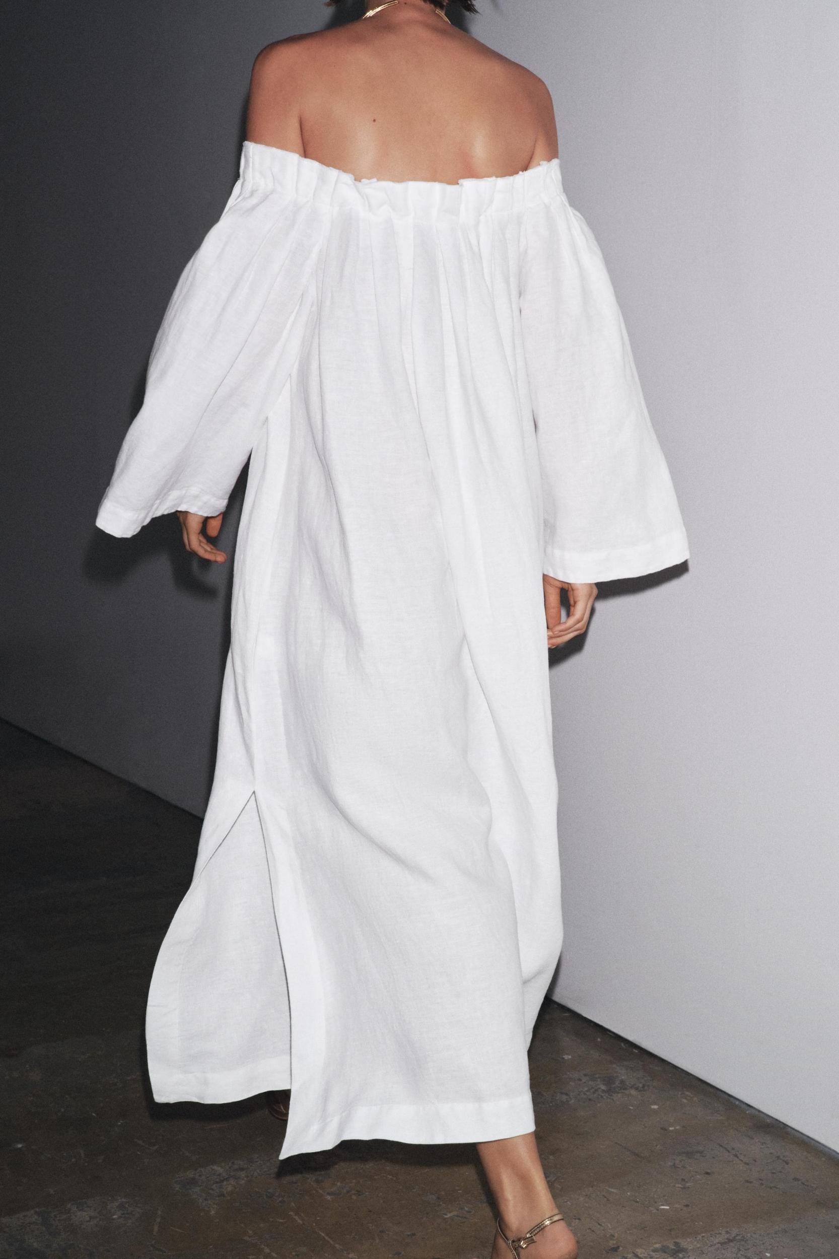 100% LINEN DRESS ZW COLLECTION Product Image