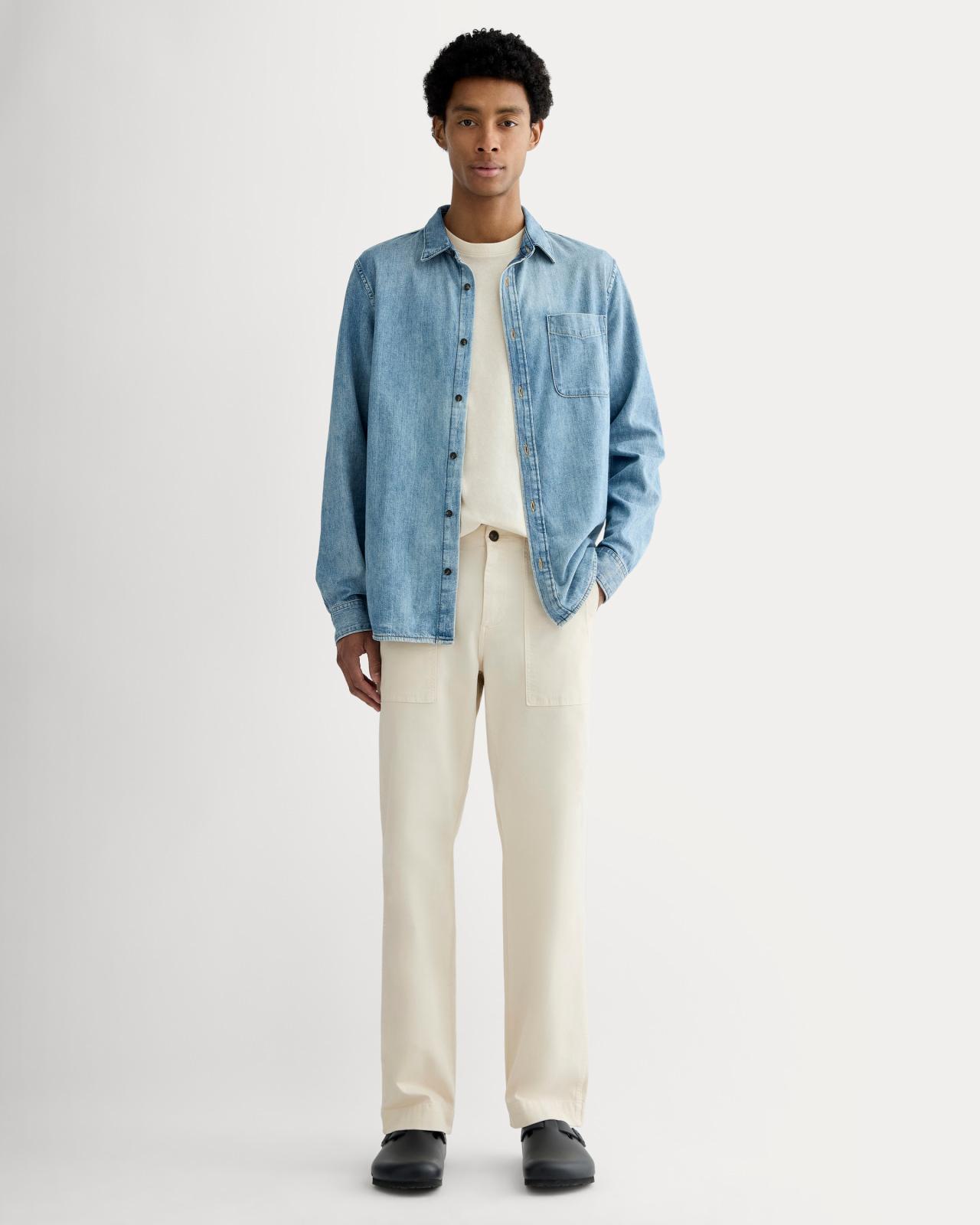 Mens Canvas Relaxed Pant by Everlane Product Image