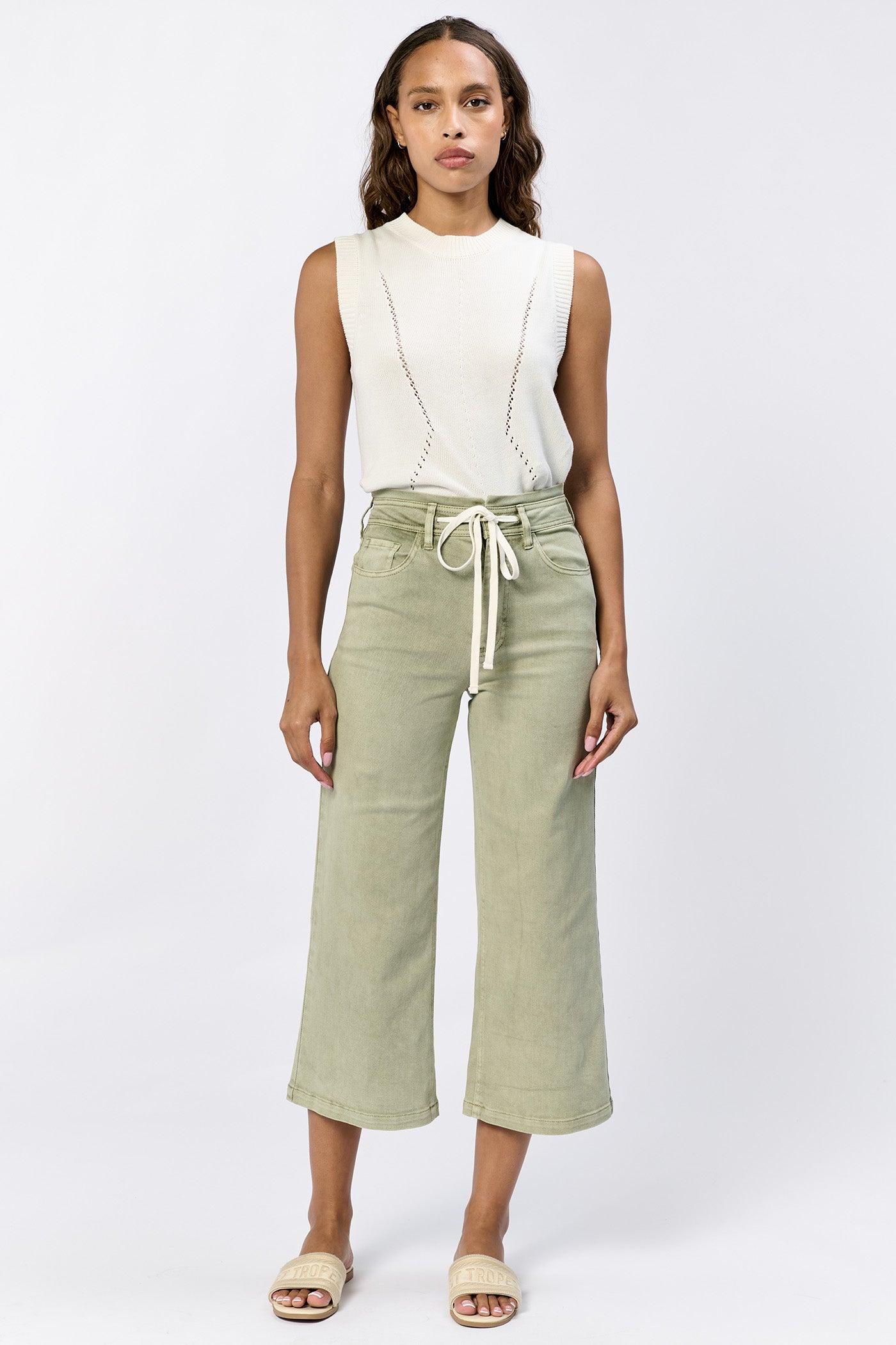 Audrey Tie Waist Jeans Product Image