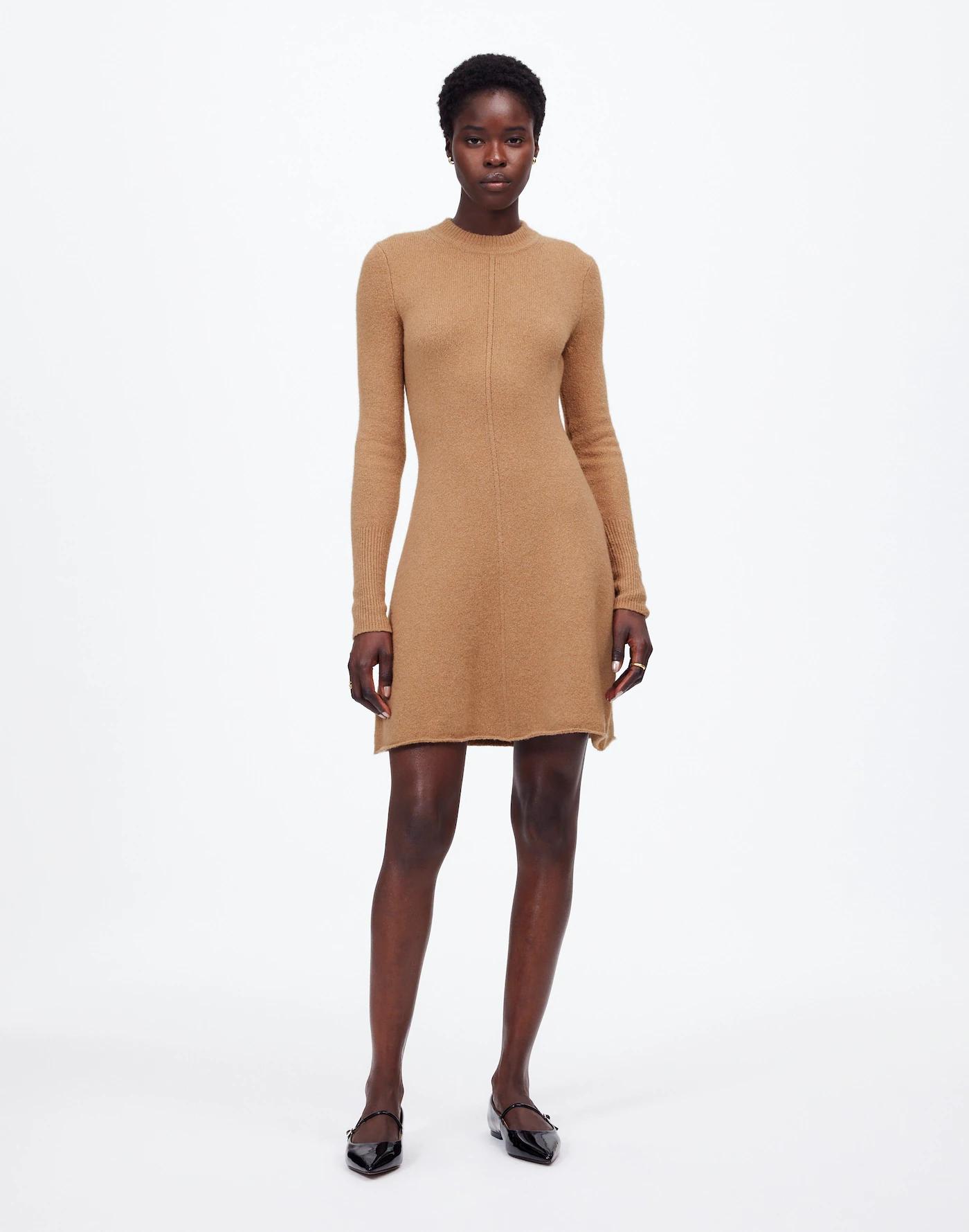 Sweater Mini Dress Product Image
