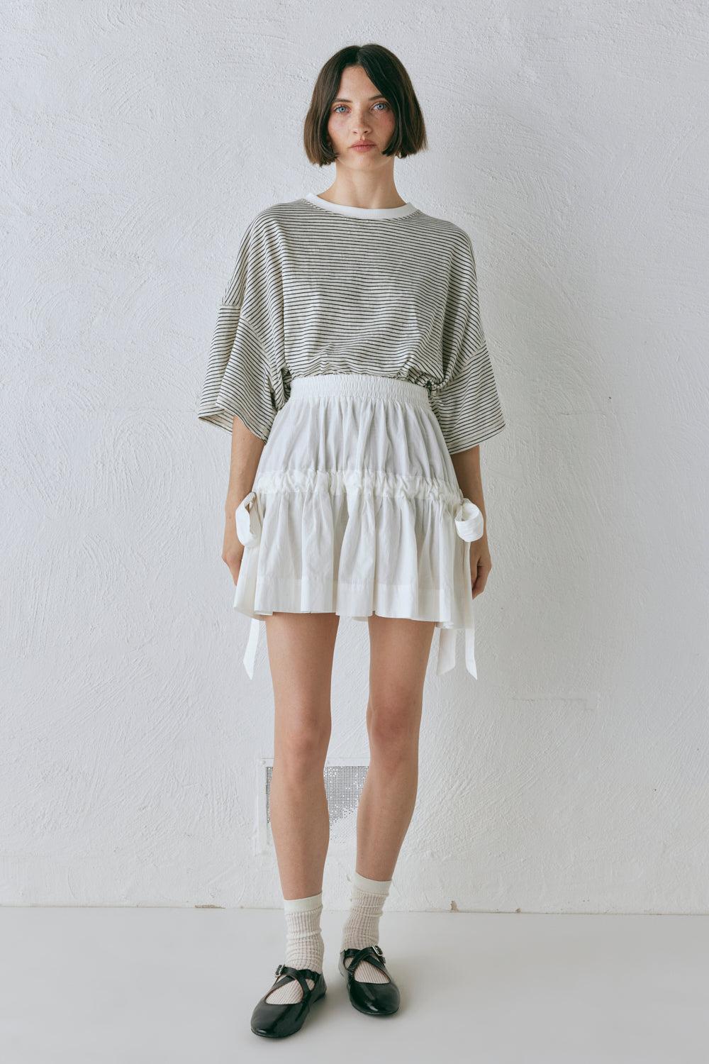 Lily Mini Skirt White Product Image