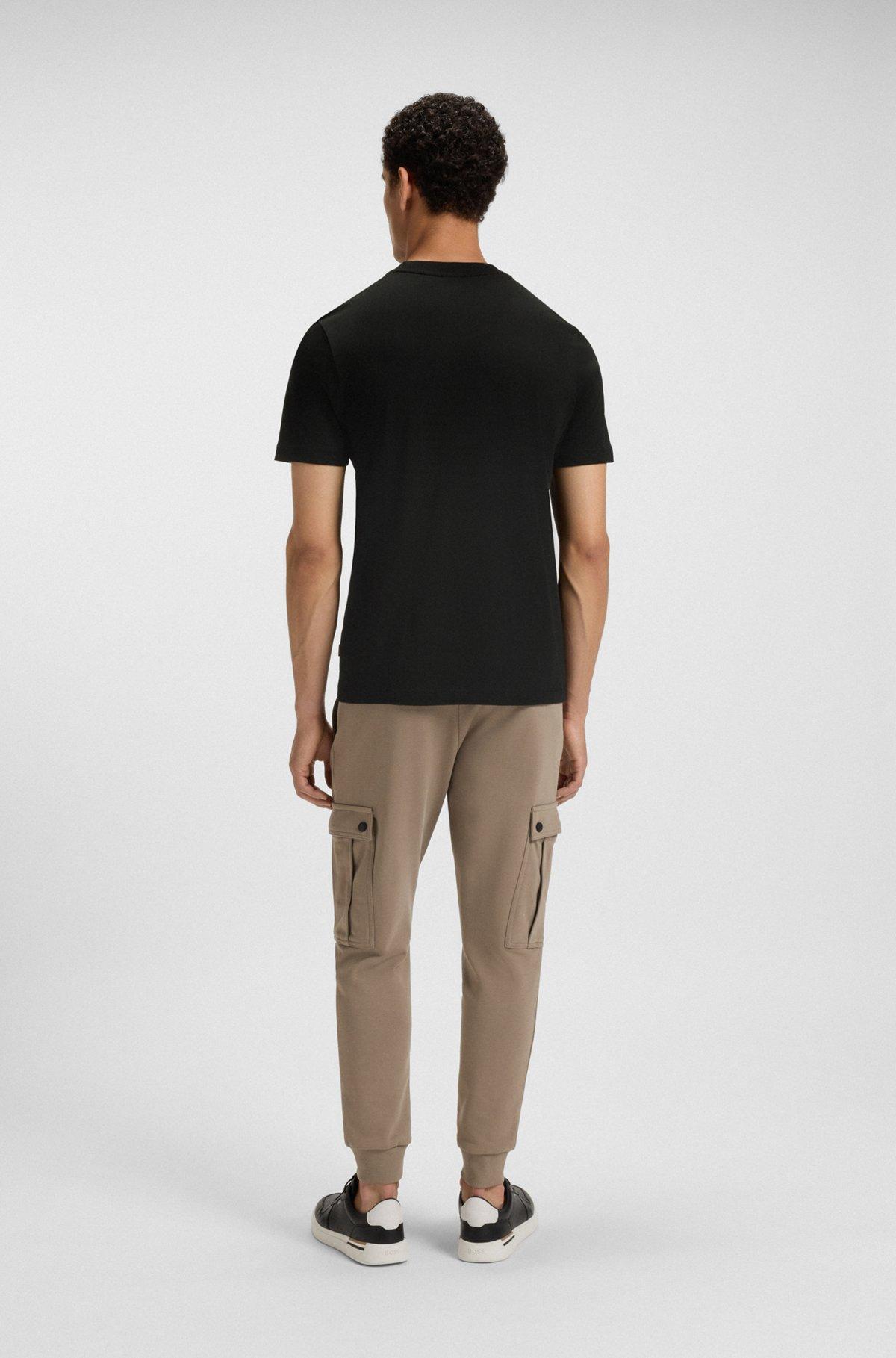 Regular-fit cotton T-shirt with logo artwork Product Image