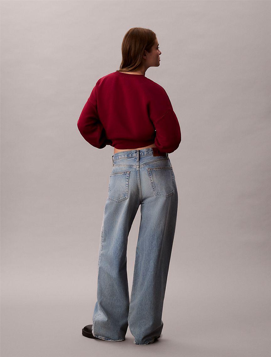 Monogram Logo Fleece Relaxed Sweatshirt Product Image