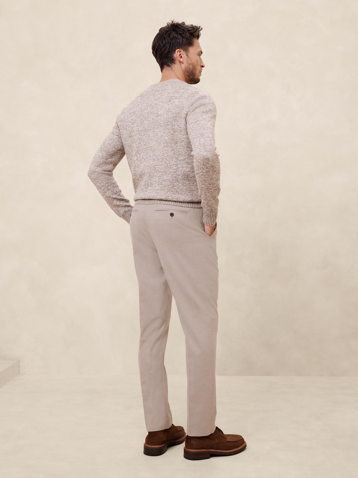 Tailored-Fit Flannel Suit Trouser Product Image