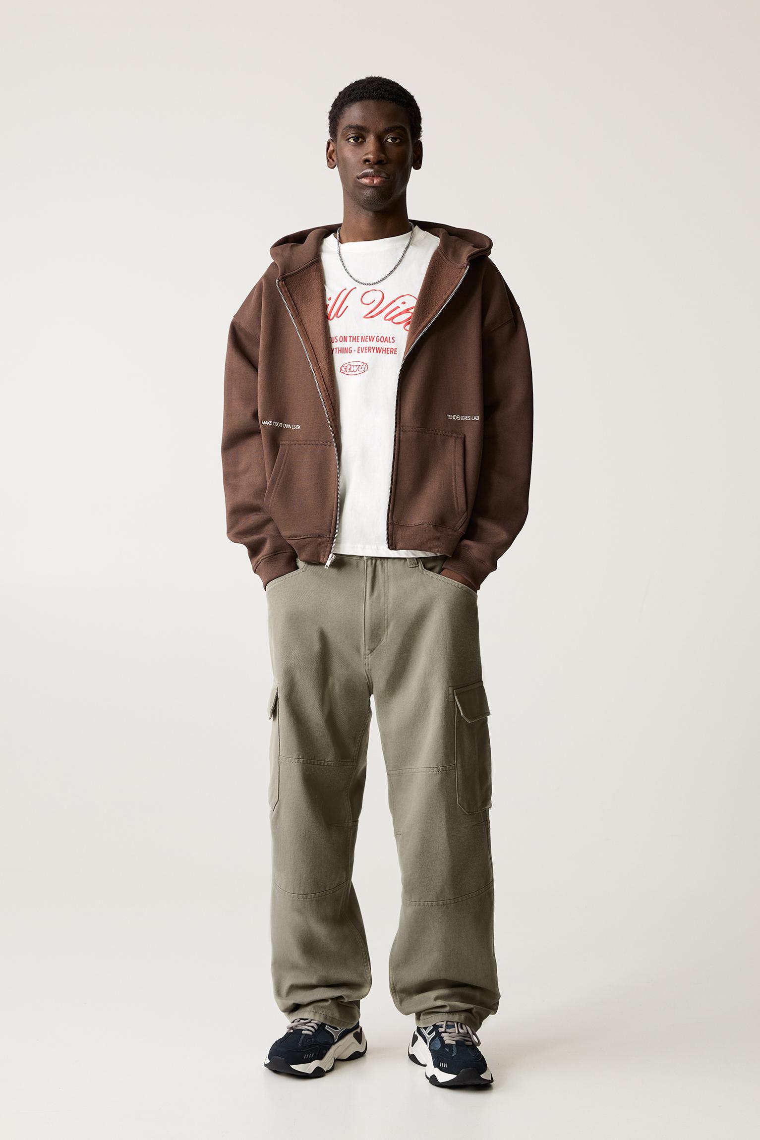 Cargo pants with seams Product Image