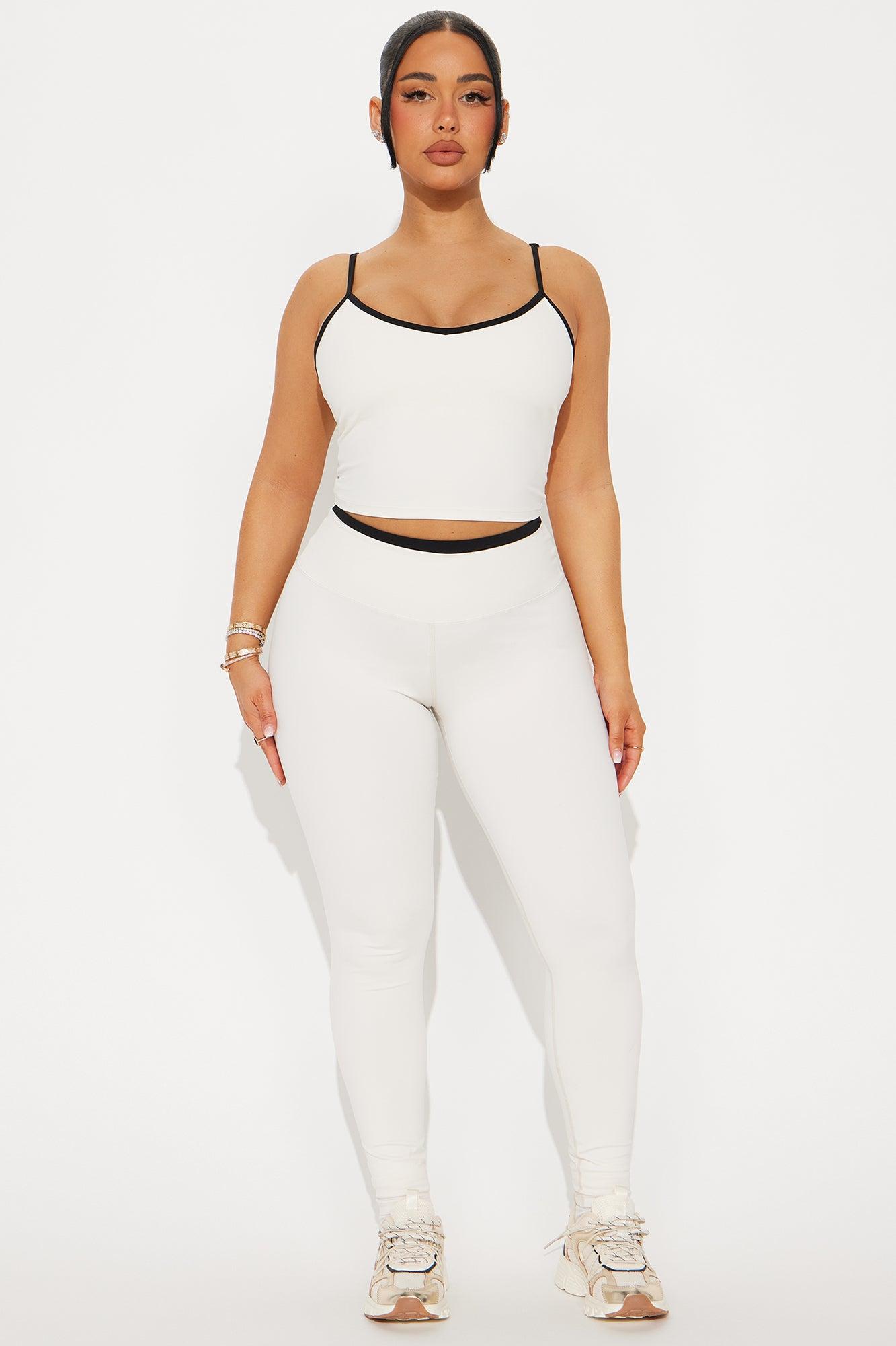 Calm And Collected Active Legging - Cream Product Image