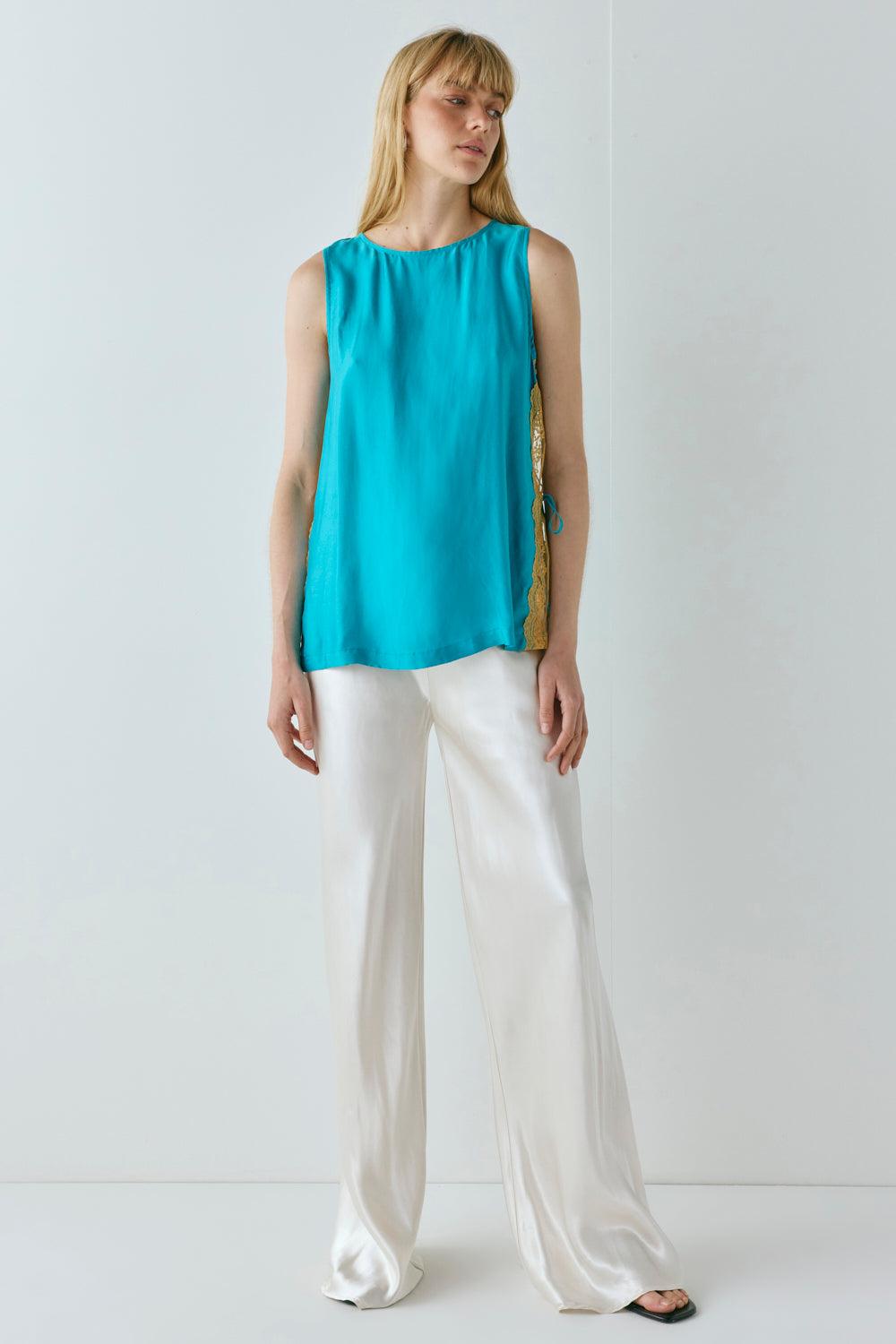 Kiara Top Teal Product Image
