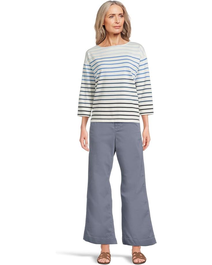 Lakewashed Pull-On Wide Leg Pants Product Image