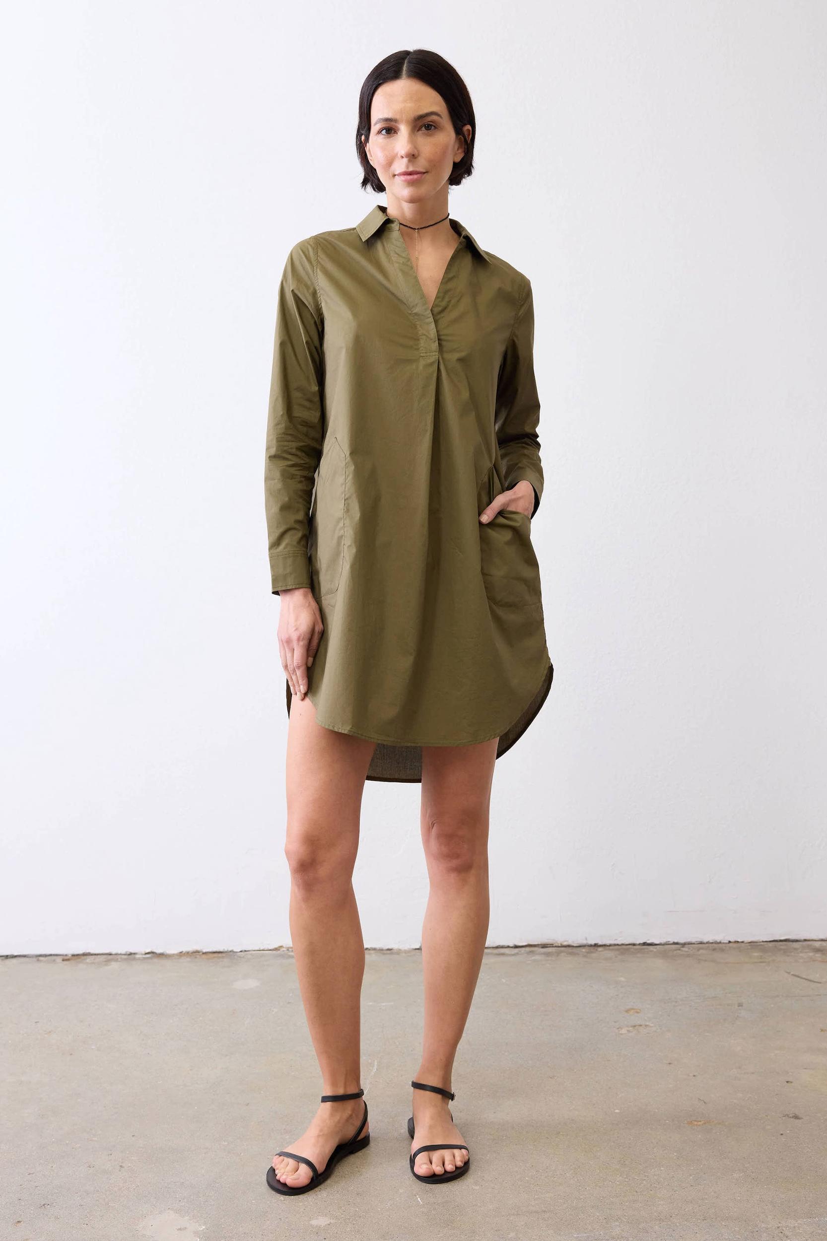 Everyday Poplin Shirt Dress Product Image