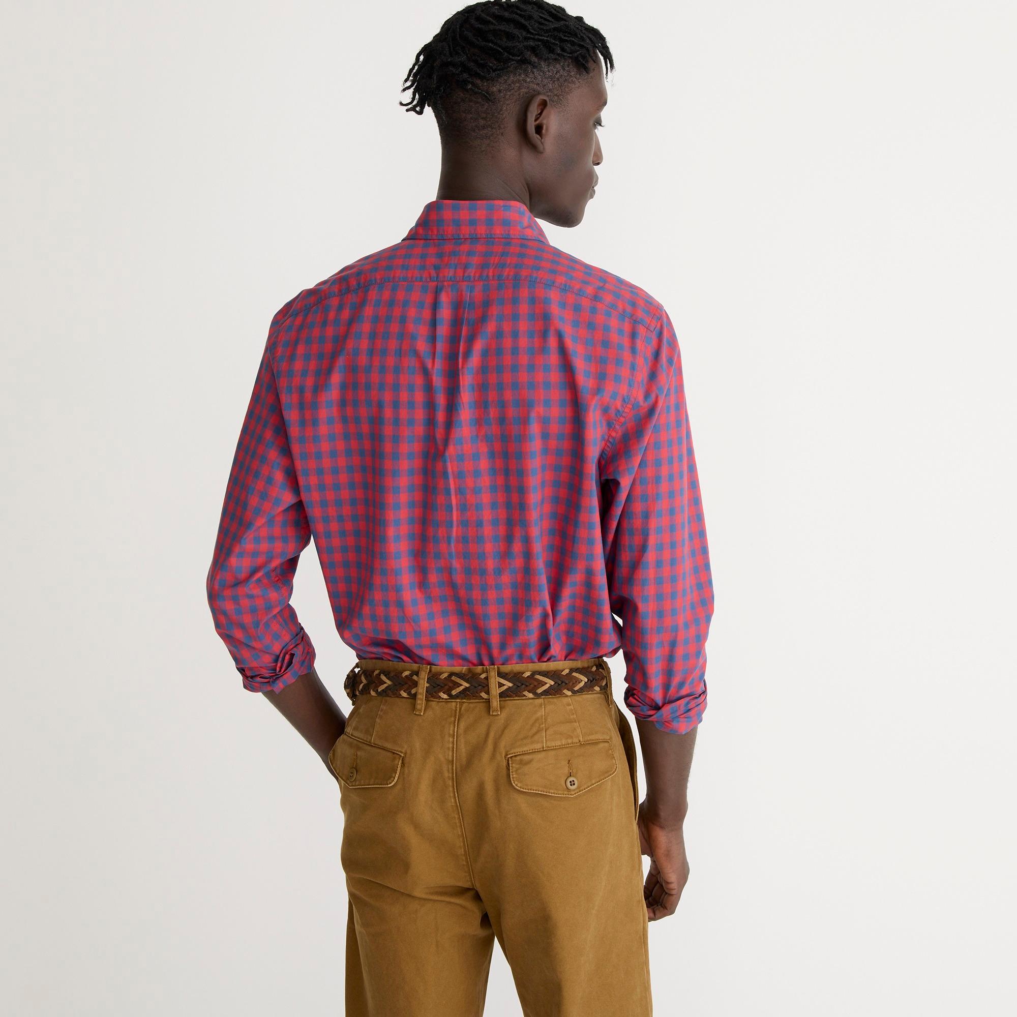 Relaxed Secret Wash cotton poplin shirt Product Image