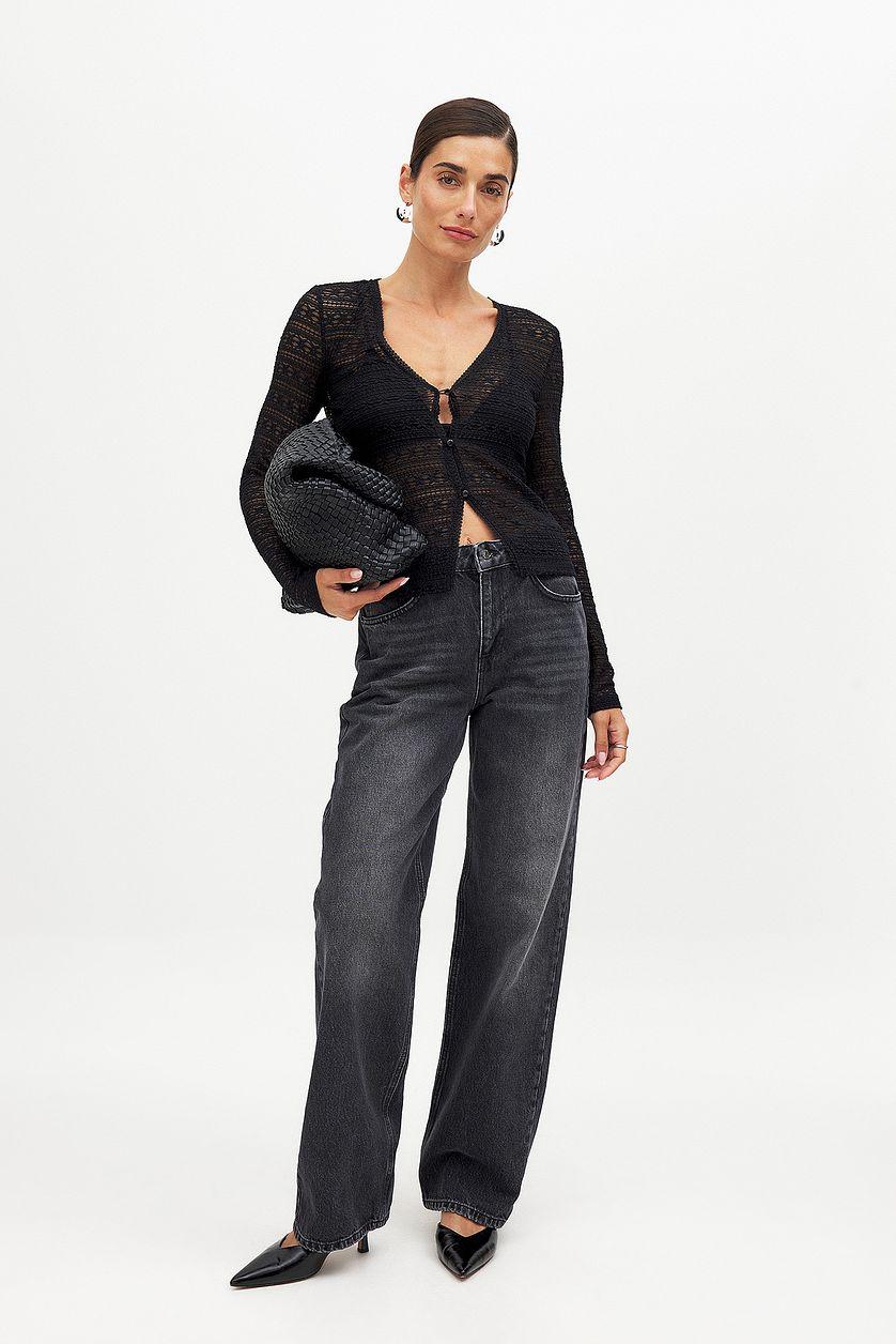 Long Sleeve Lace Top Product Image