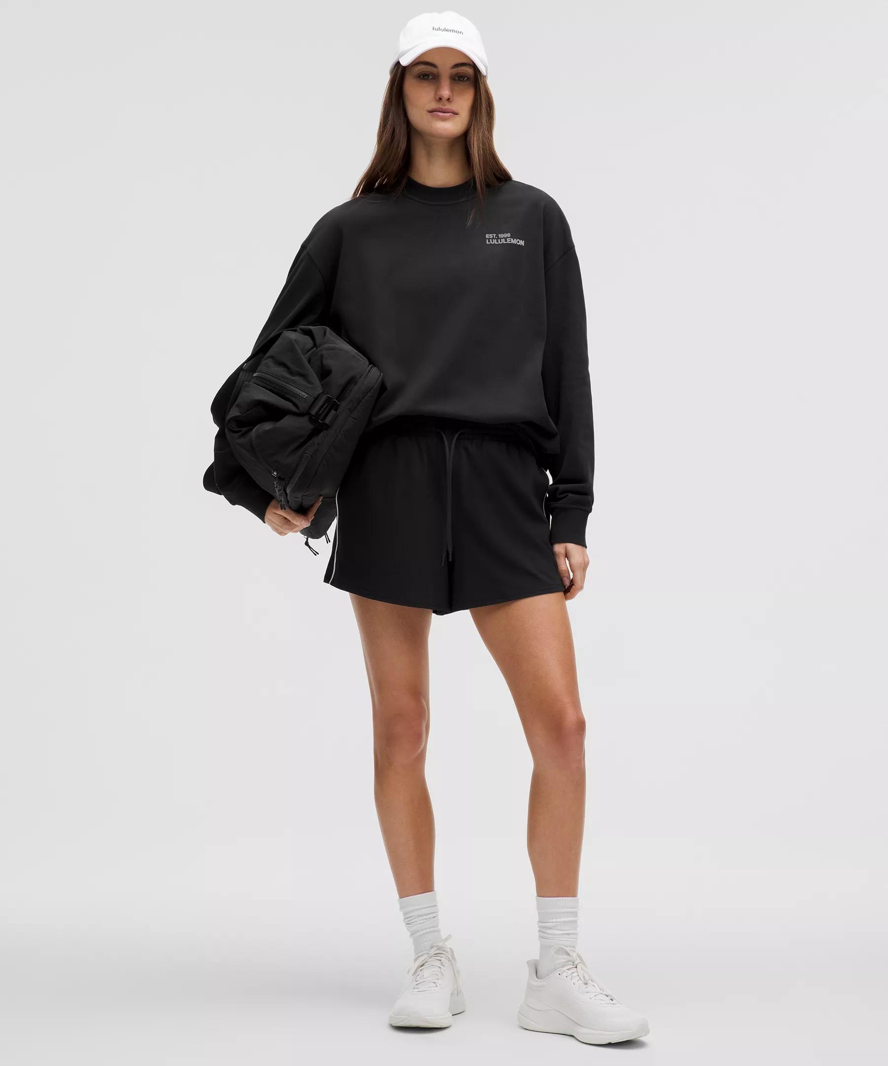 Heavyweight Cotton Crewneck Long-Sleeve Shirt Product Image