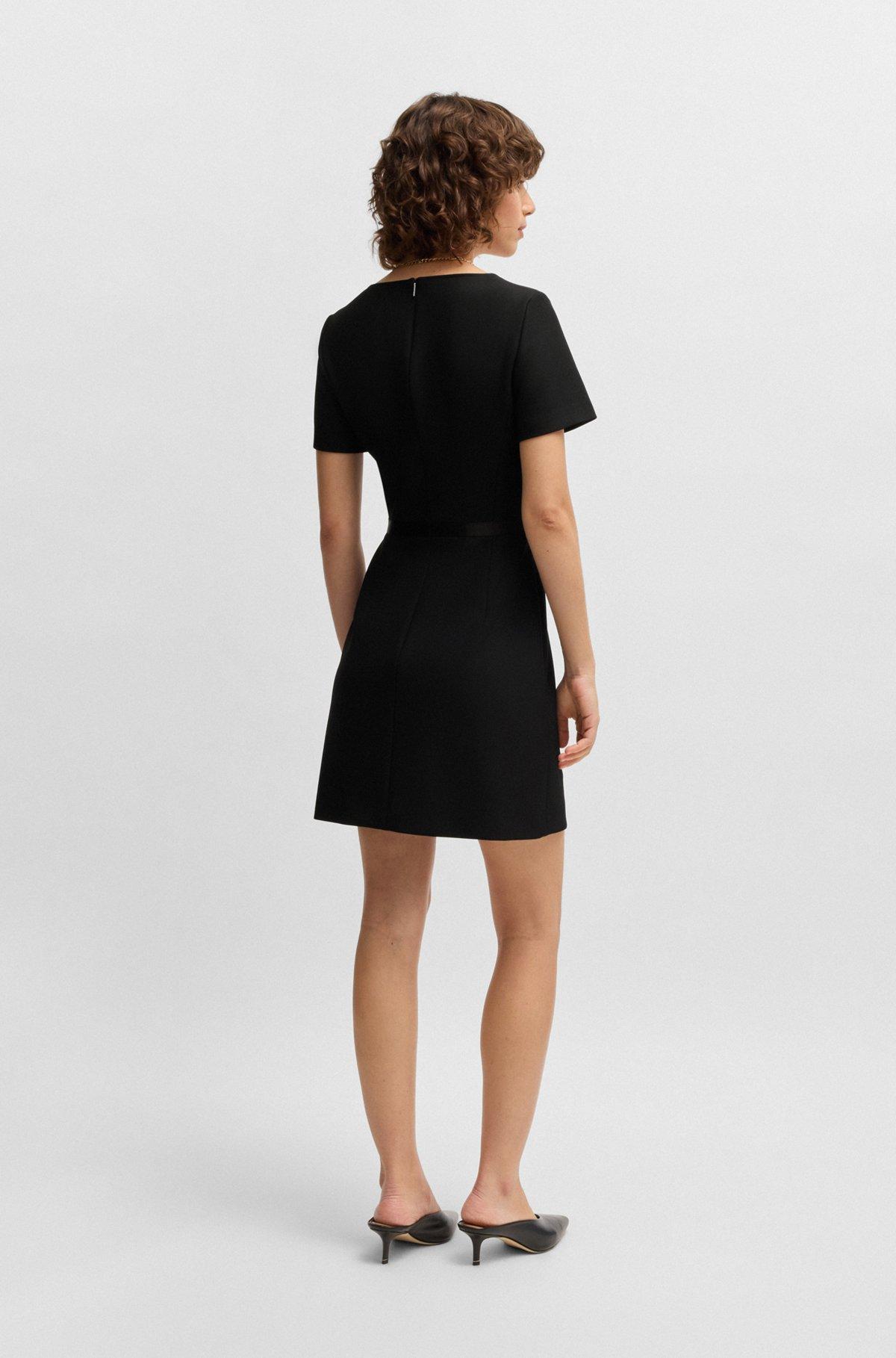 Slim-fit dress with ribbon detail Product Image
