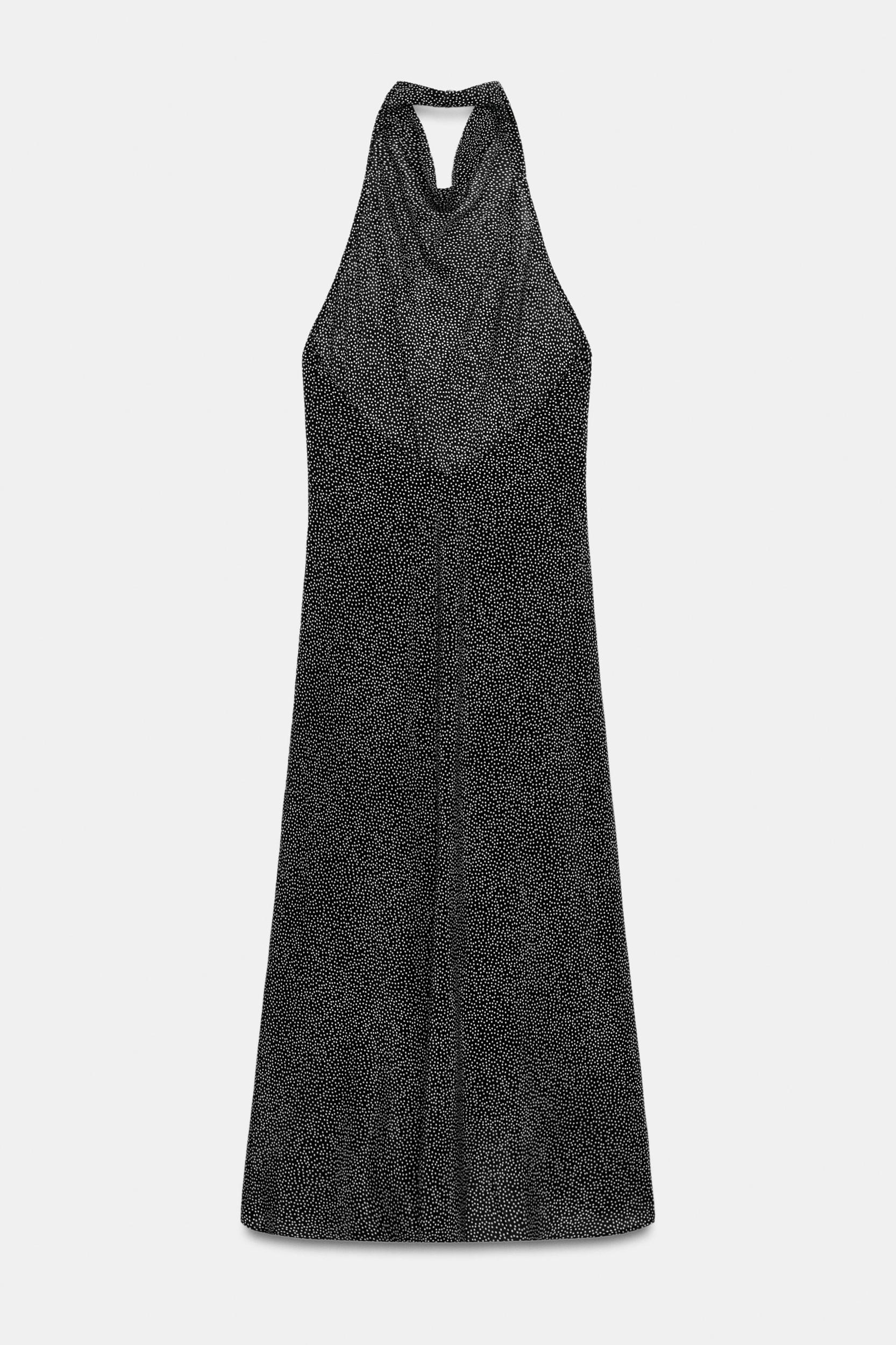ZW COLLECTION POLKA DOT HALTER DRESS Product Image