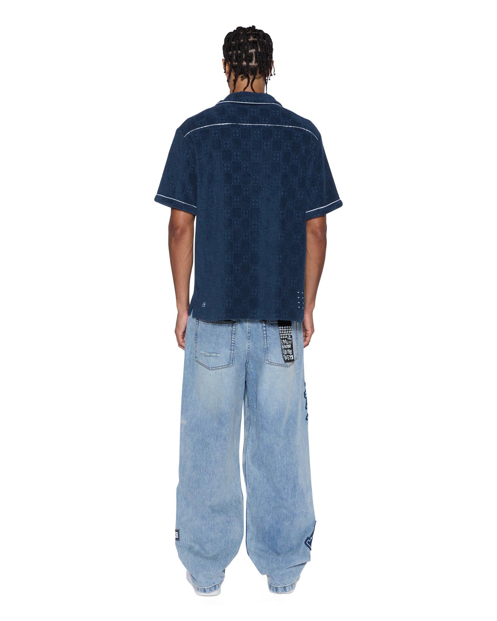 LOUNGE SS RESORT SHIRT NAVY Male Product Image