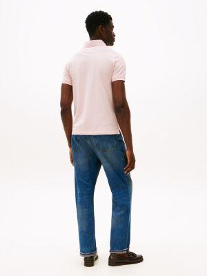 Slim Fit Block Stripe Polo Product Image