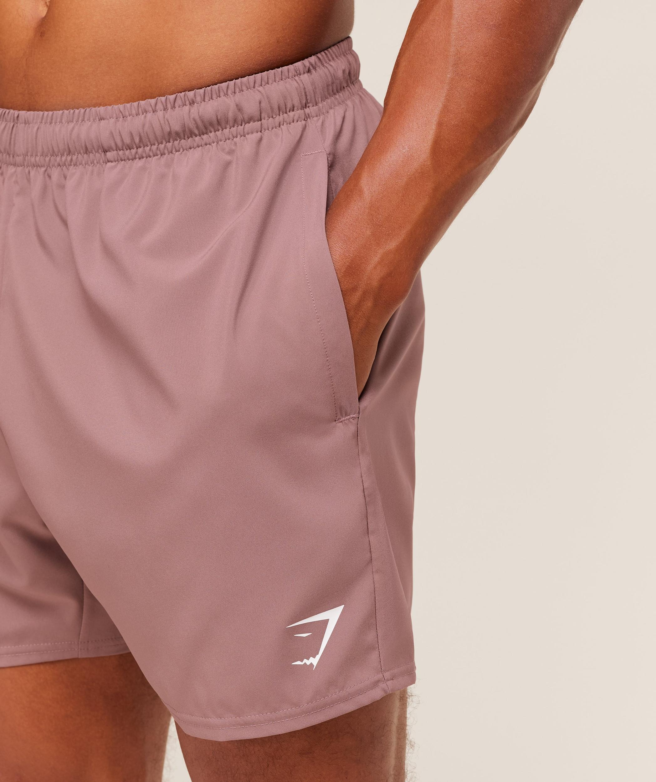 Gymshark Arrival 5" Shorts - Chestnut Pink Male Product Image