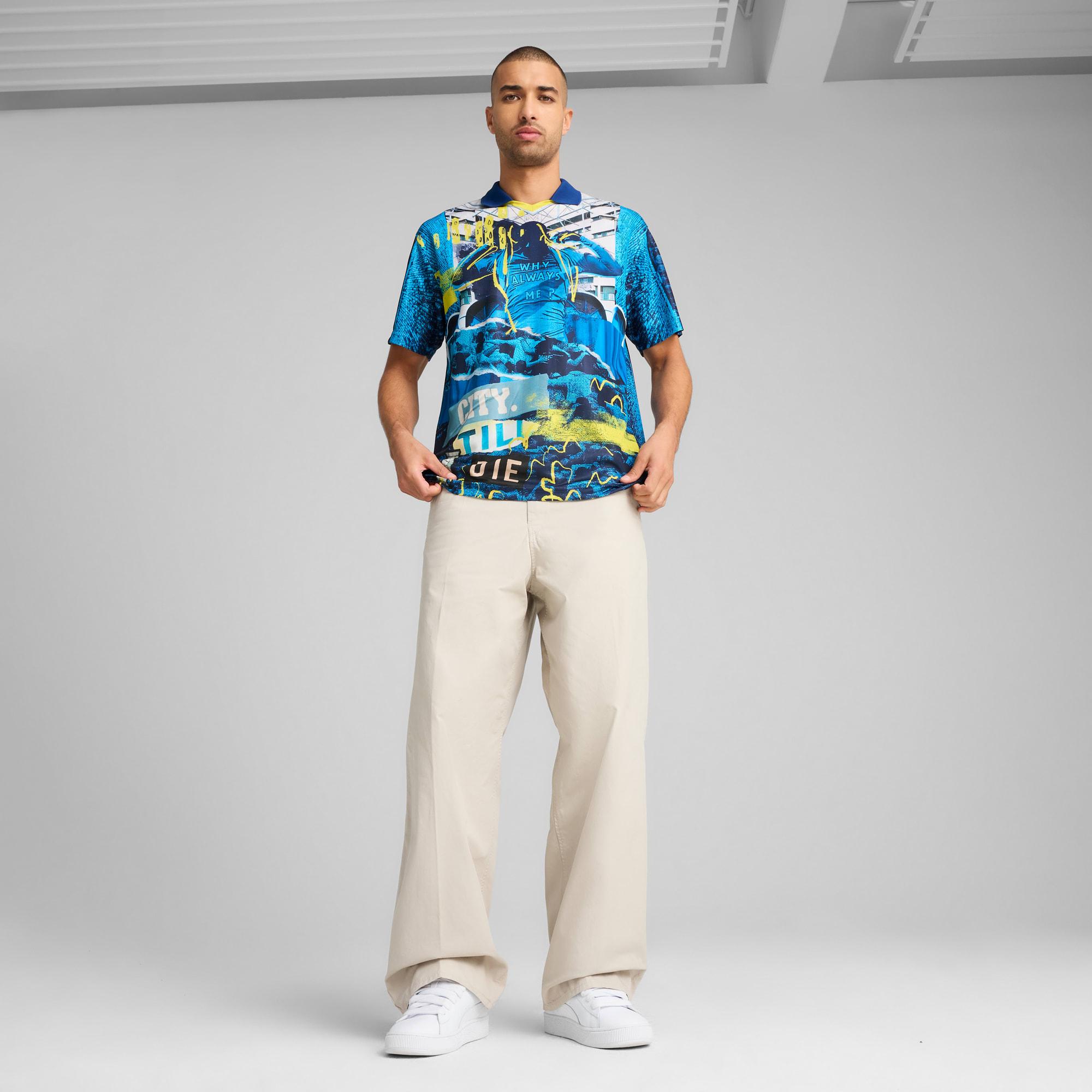 Manchester City ftblNRGY+ Men's Retro Jersey  Product Image