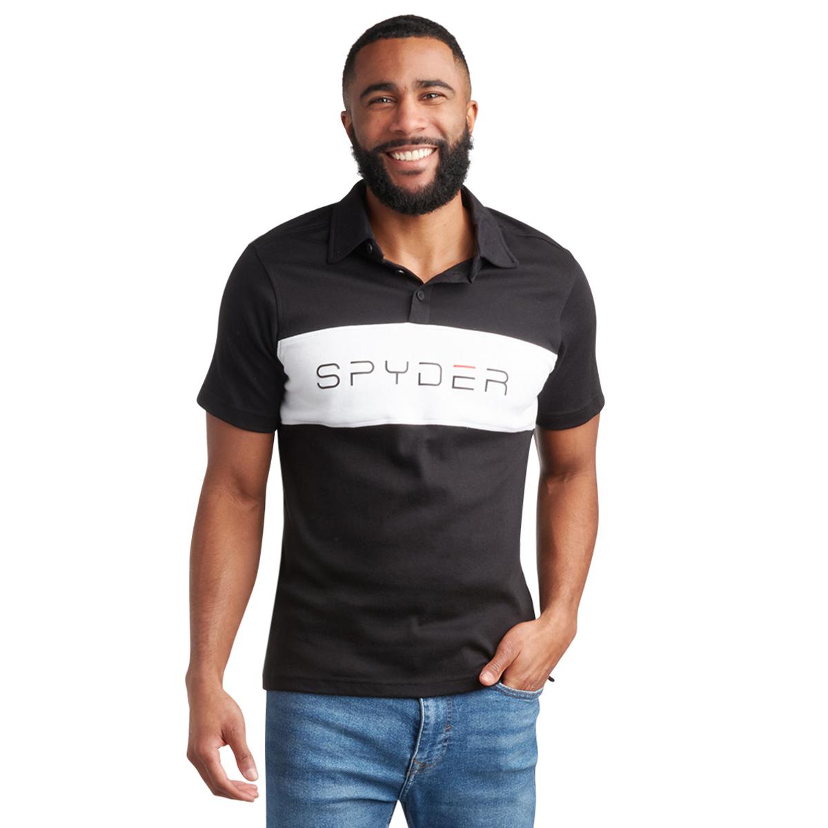 Spyder Men's Interlock Color Block Polo Product Image