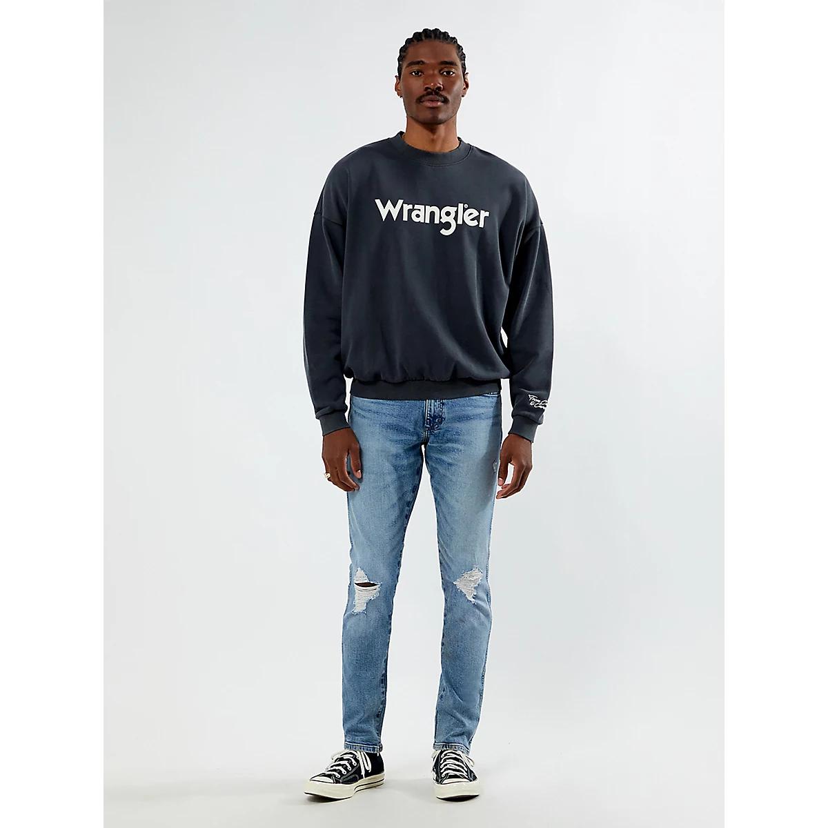 Wrangler® x PacSun Men's Slim Straight Jean in Middlin Product Image