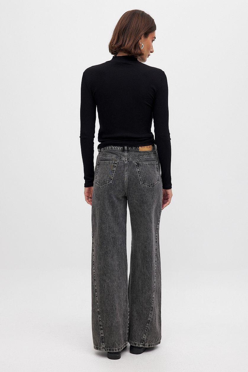 High Waist Extra Wide Leg Denim Product Image