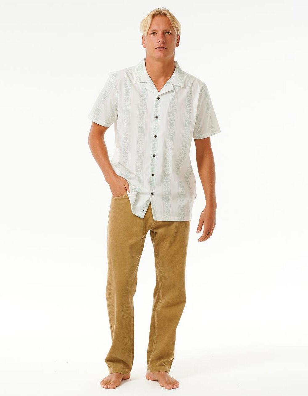 RIP CURL Saltwater Culture Mens Button Up Shirt - BONE Product Image