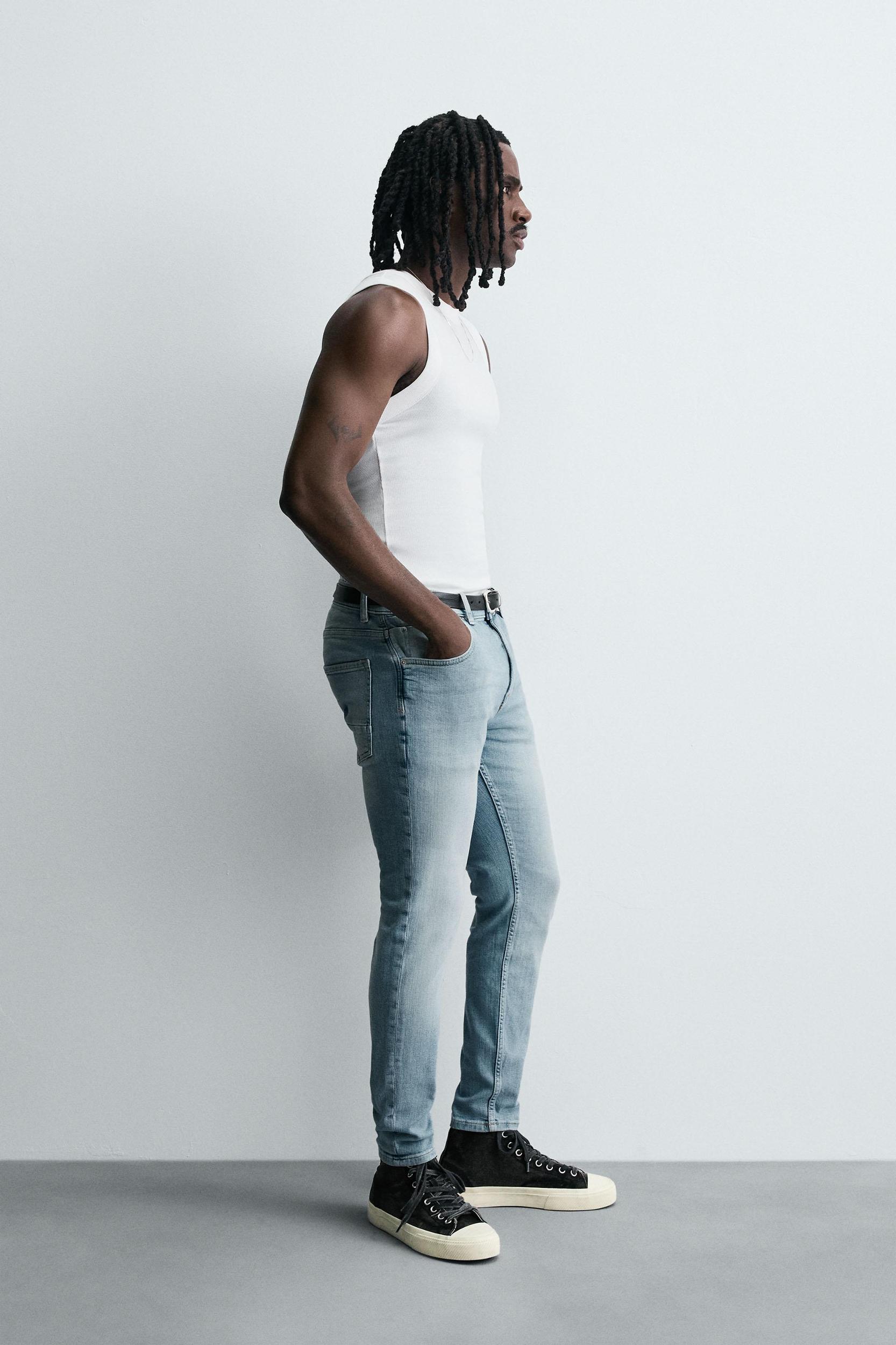 SKINNY CROPPED FIT JEANS Product Image