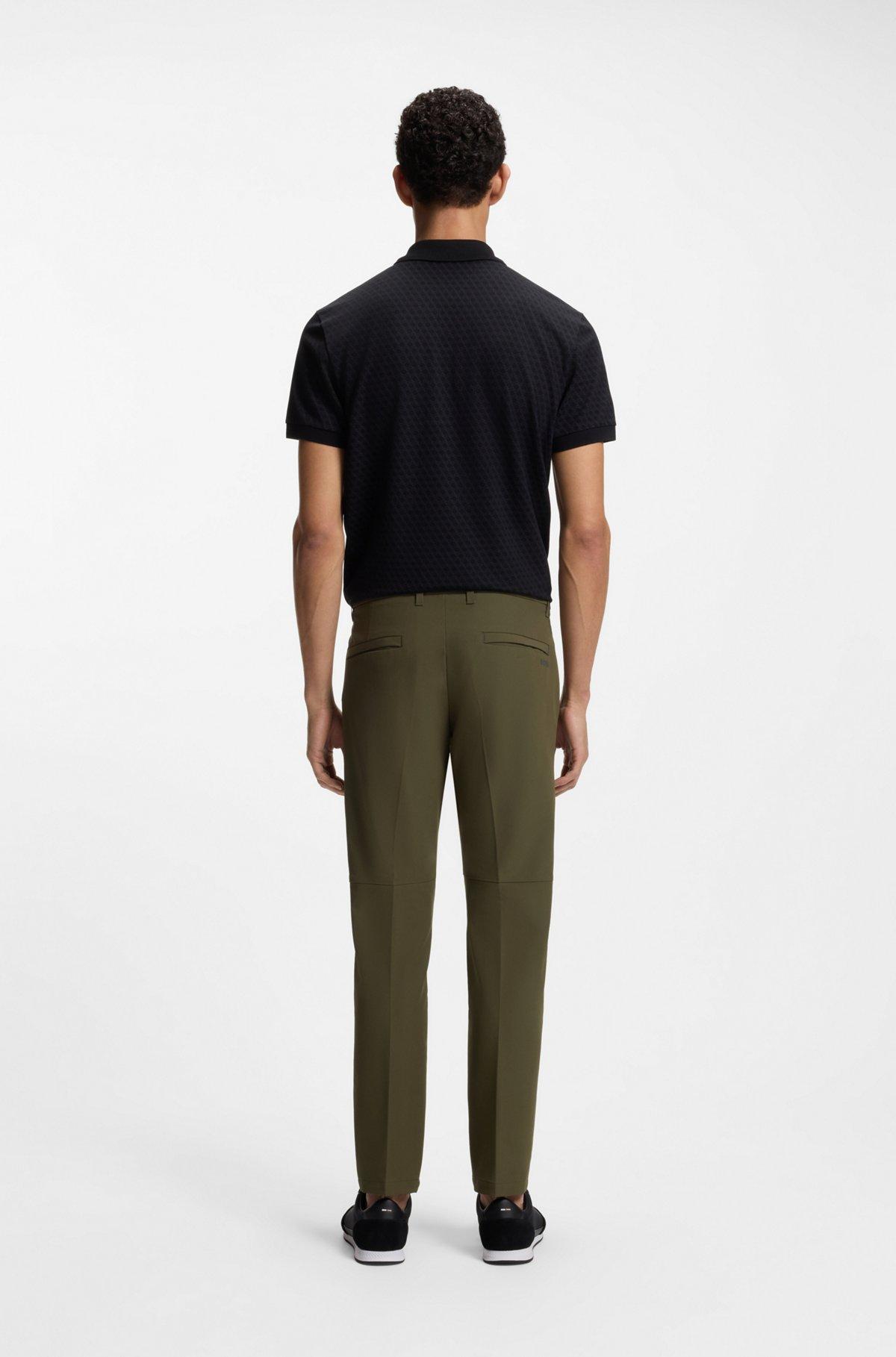 Slim-fit pants in water-repellent stretch fabric Product Image