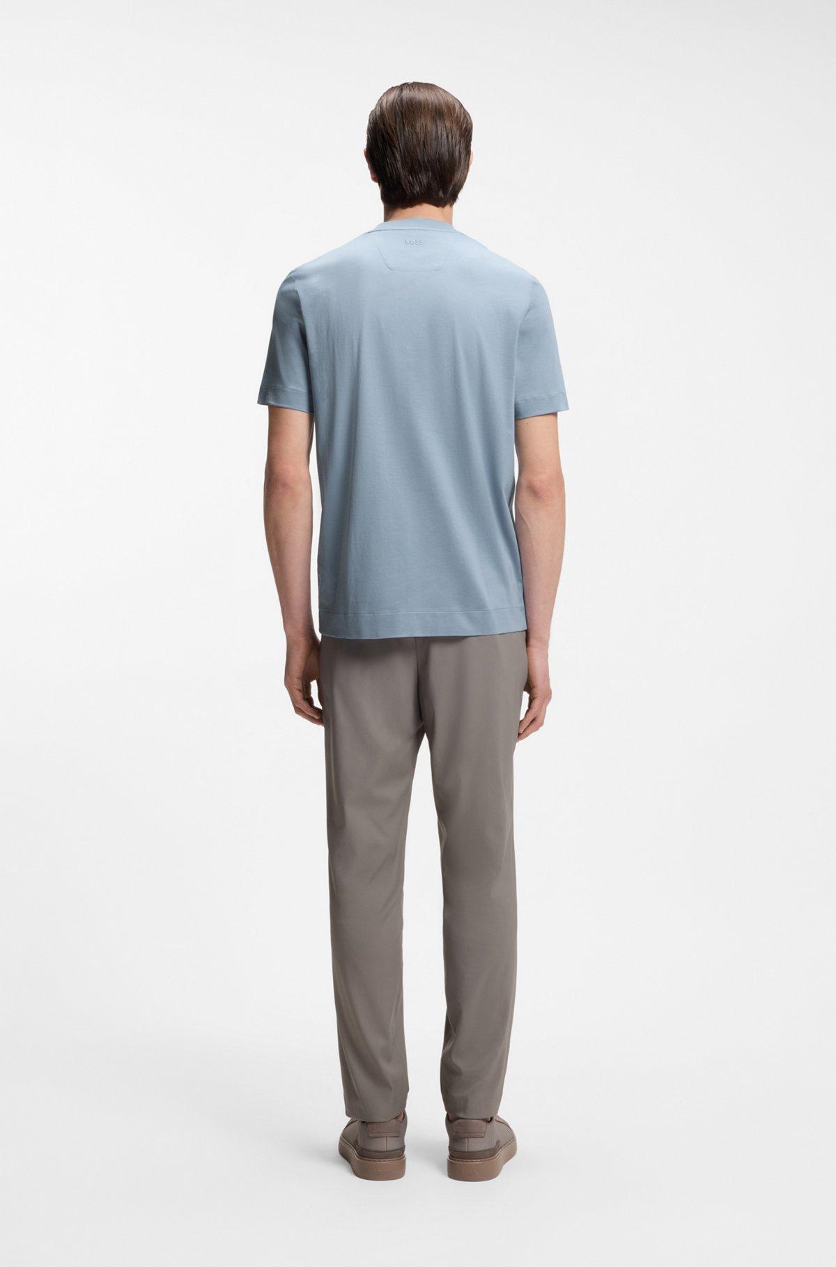 BOSS x ASTON MARTIN mercerized-cotton T-shirt with wing detail Product Image