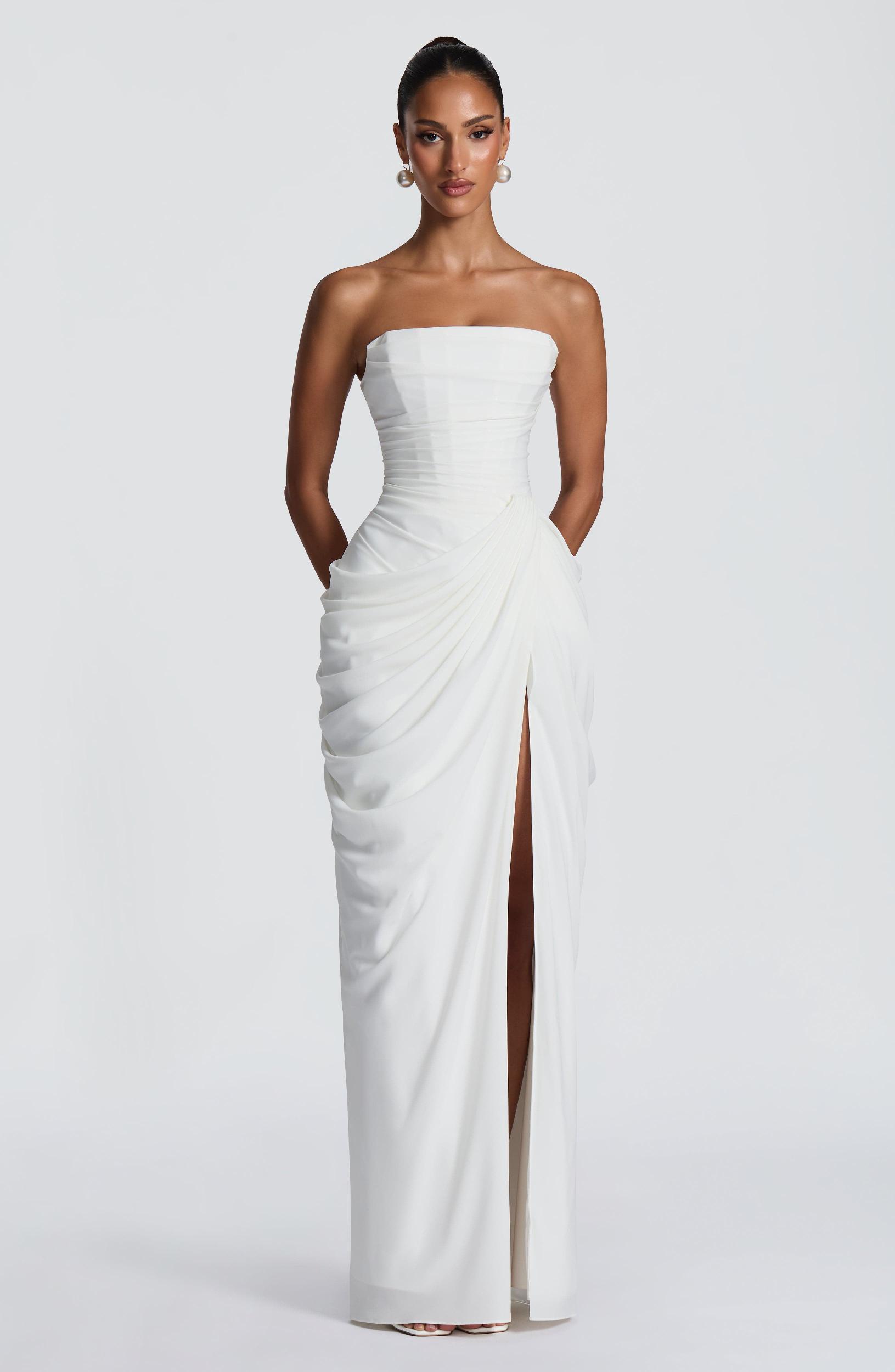 Cyra Maxi Dress - Ivory Product Image