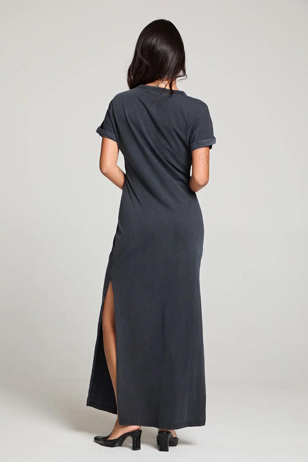 Saloonn Maxi Dress - LICORICE BLACK Product Image