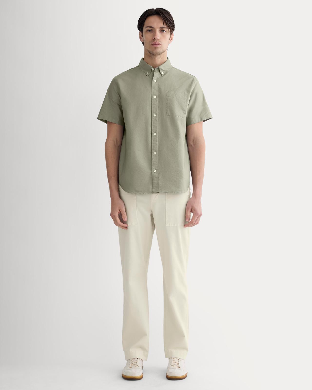 Mens Organic Short Sleeve Oxford Shirt by Everlane Product Image