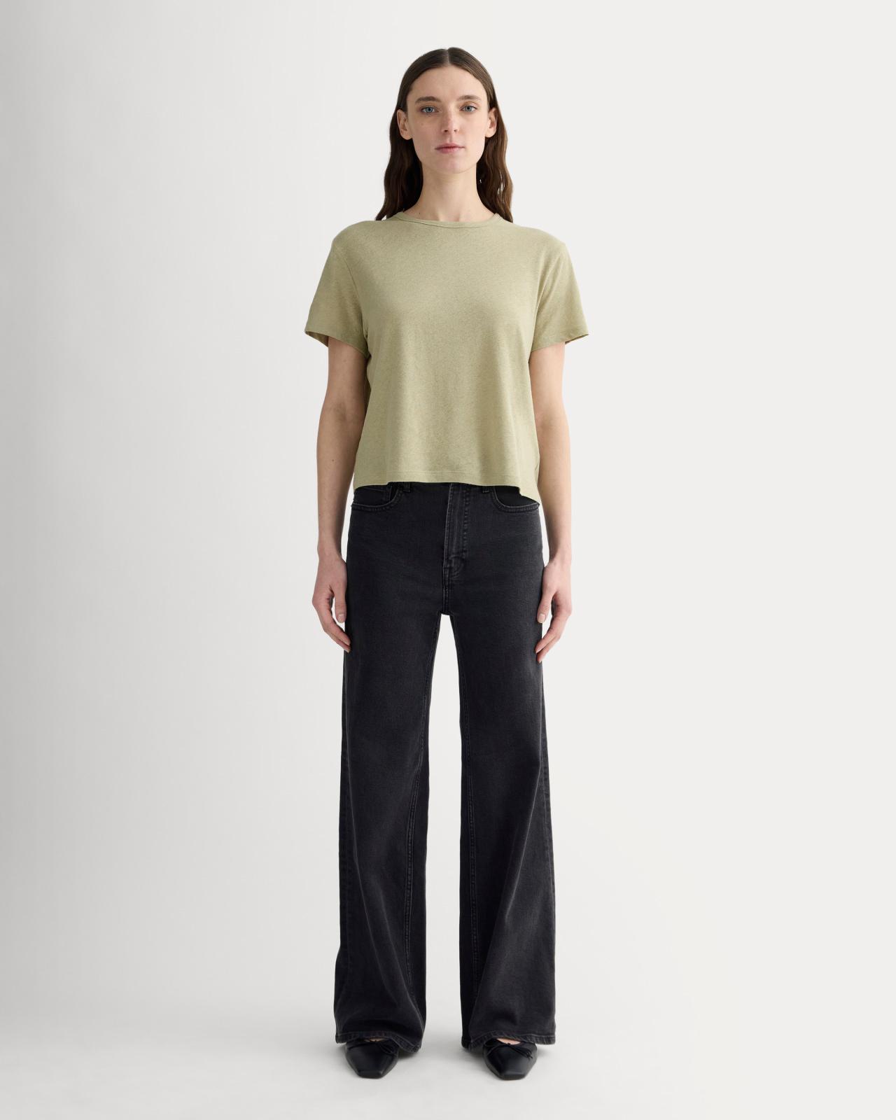 Womens Box-Cut T-Shirt in Cotton Linen by Everlane Product Image