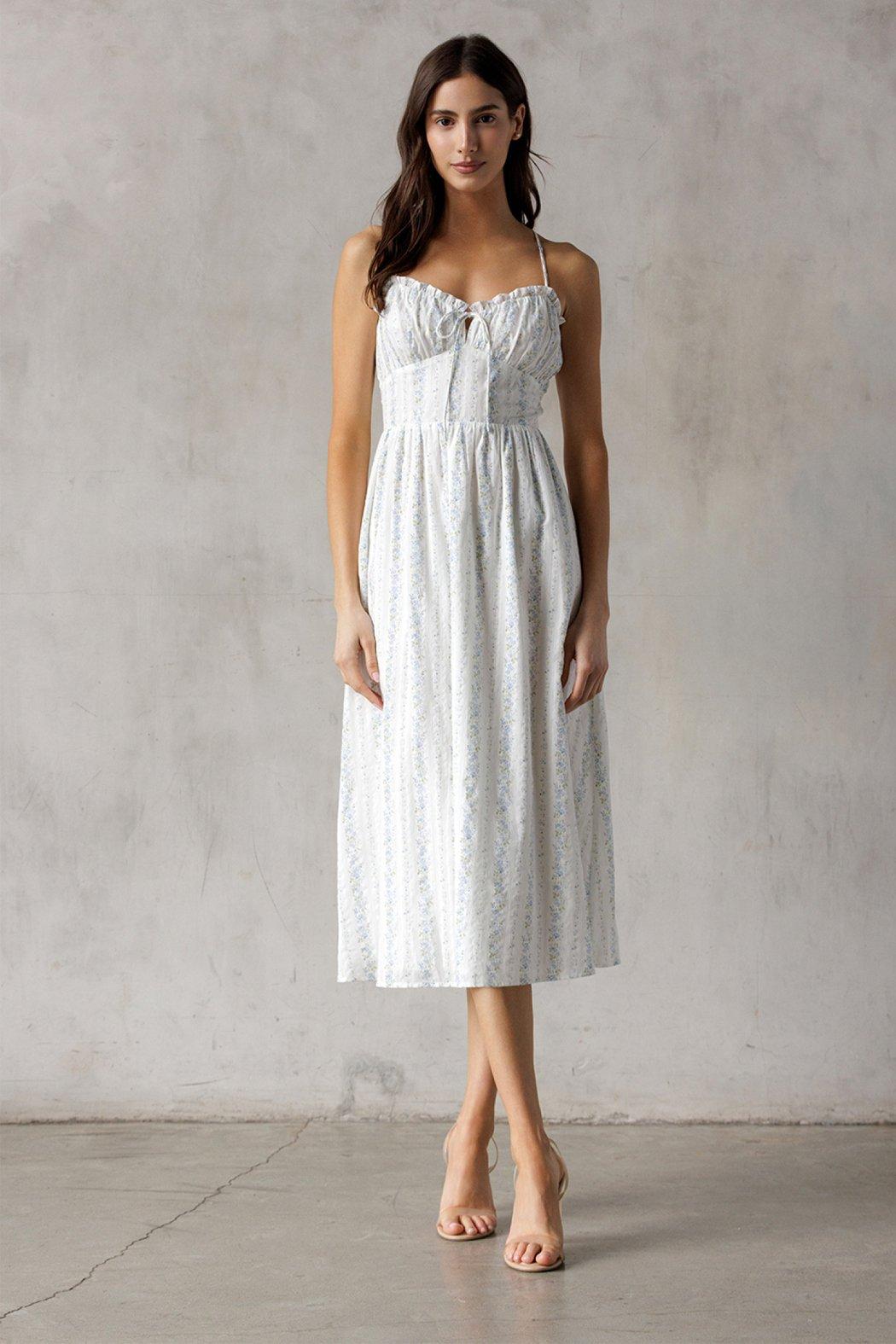 Sonja Floral Midi Dress Product Image