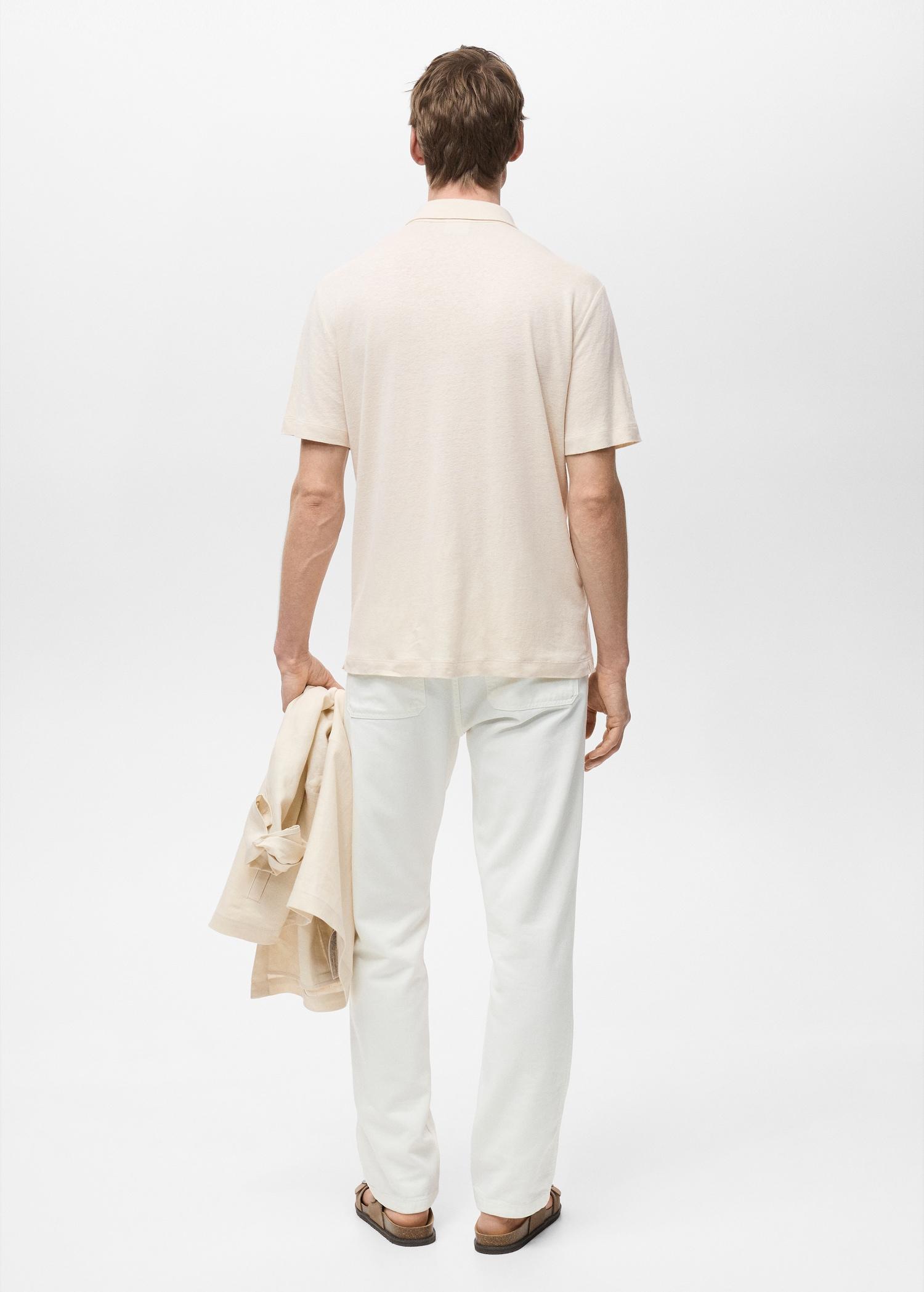 Regular-fit linen shirt - Men | MANGO USA Product Image