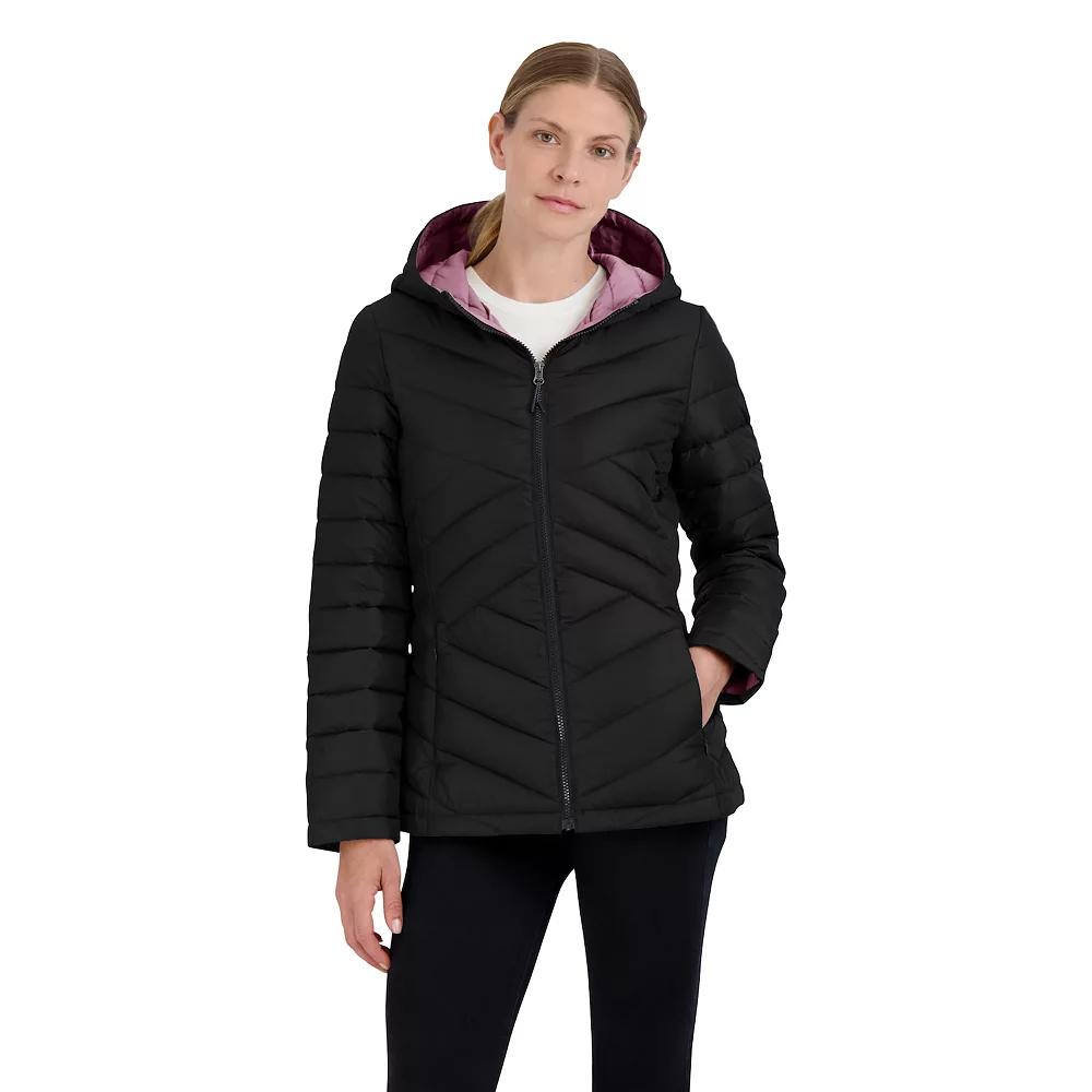 Women's Halitech Packable Puffer Jacket, Size: Small, Black Product Image