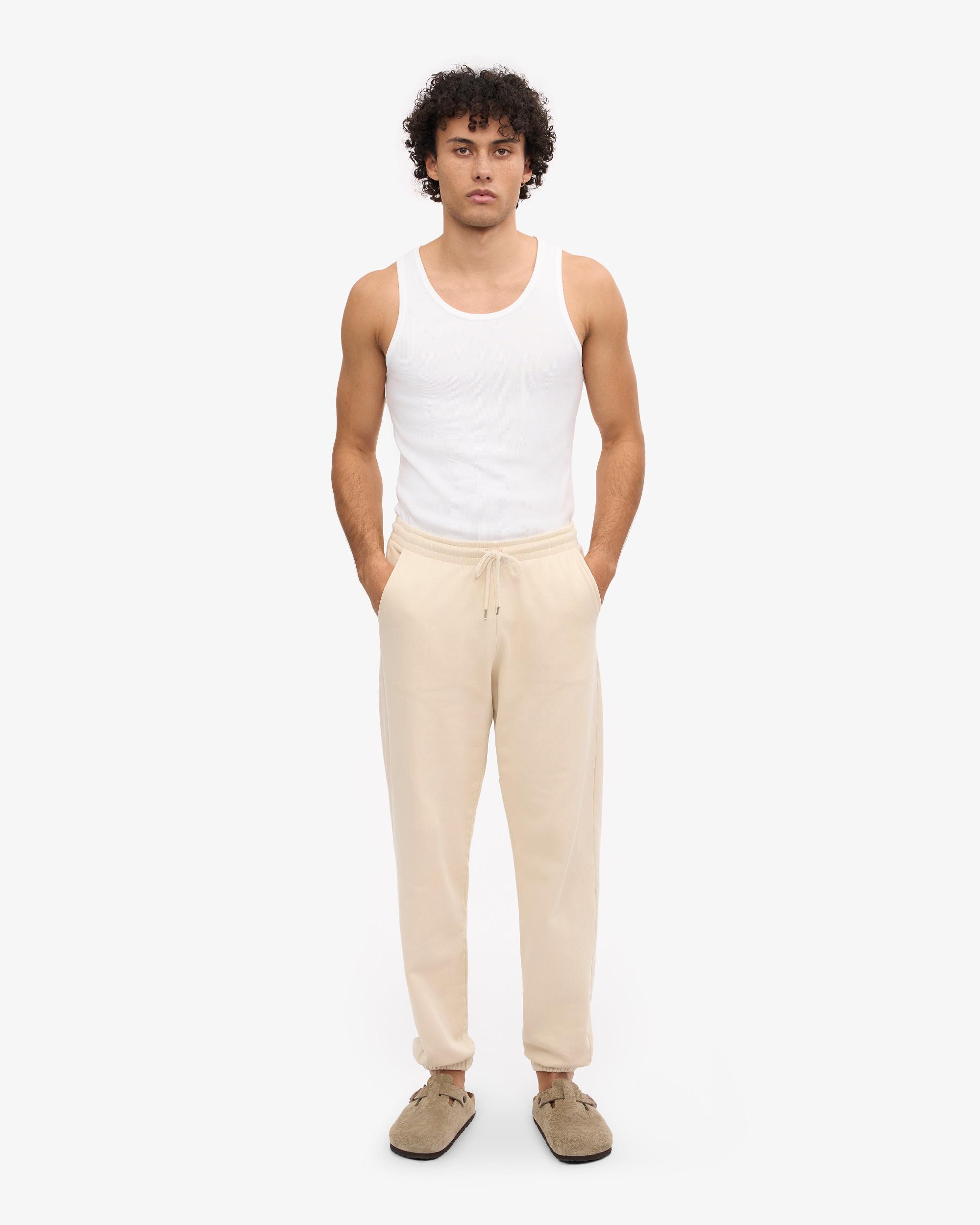 Organic Sweatpants - Ivory White Product Image