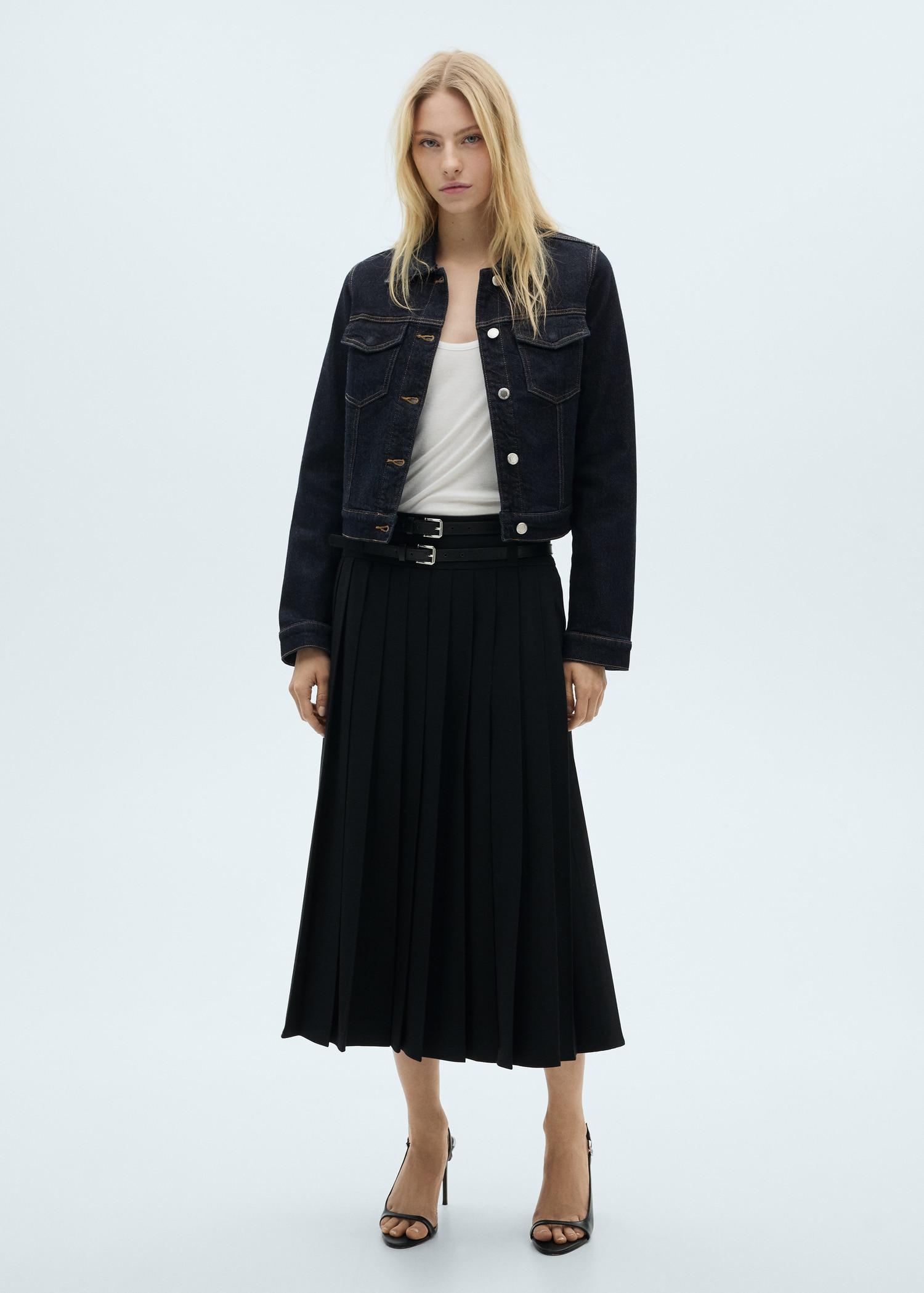 Denim jacket pockets - Women | MANGO USA Product Image