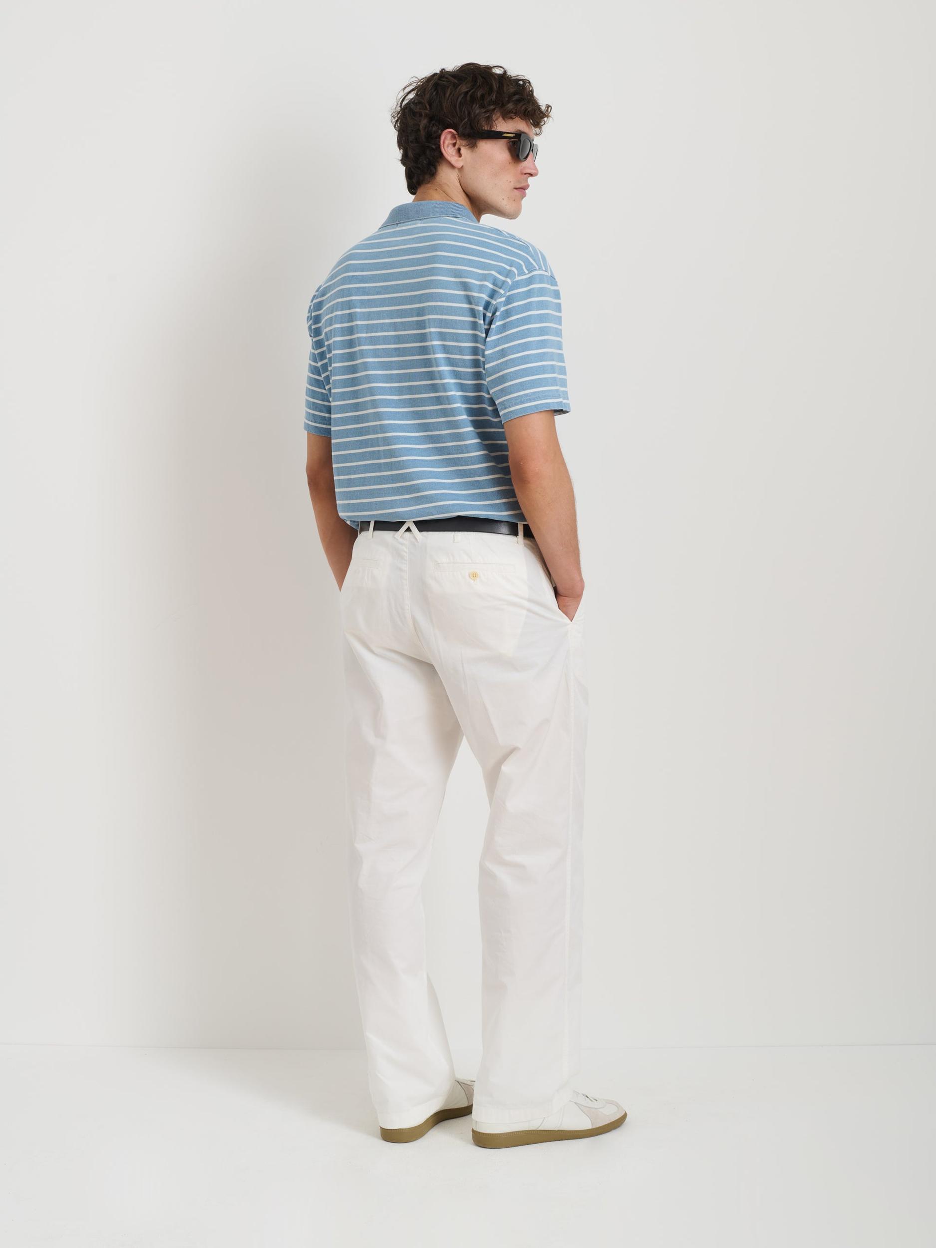 Lucas Polo In Indigo Stripe Product Image