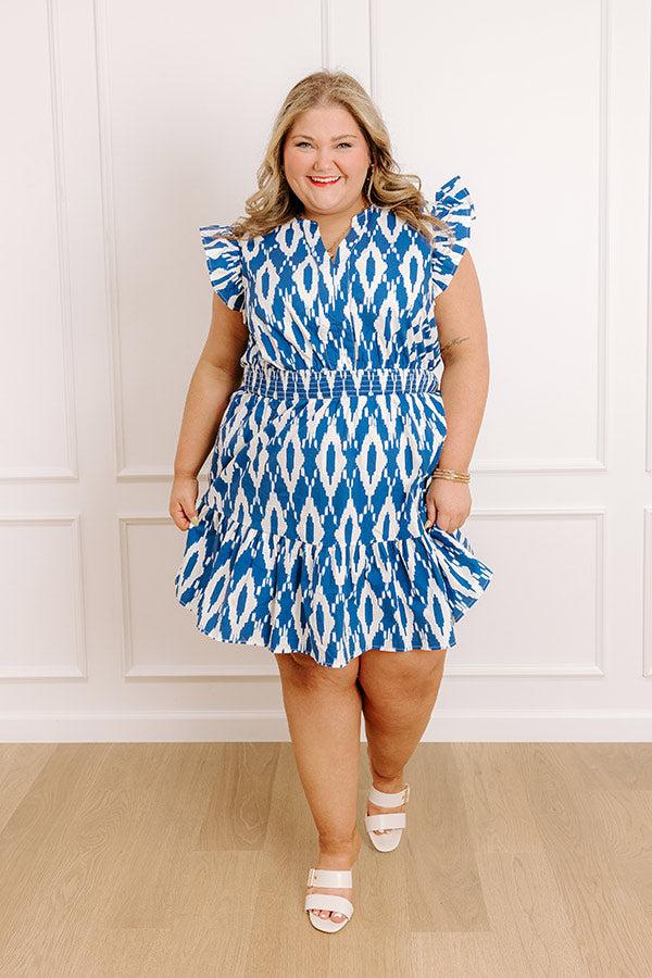 Mediterranean Dream Mini Dress Curves Product Image