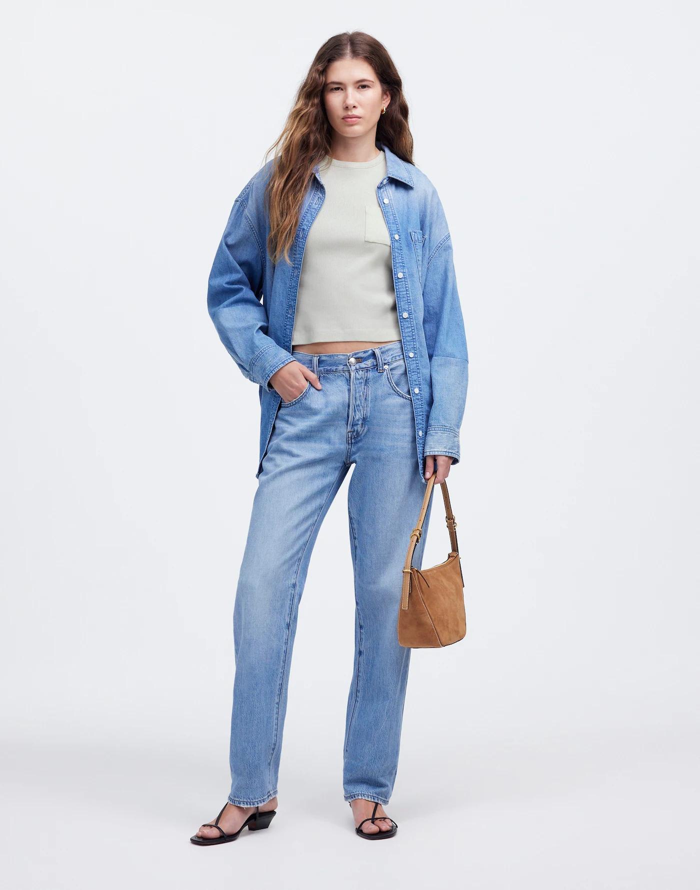 Garment-Dyed Ribbed Crewneck Pocket Tee Product Image