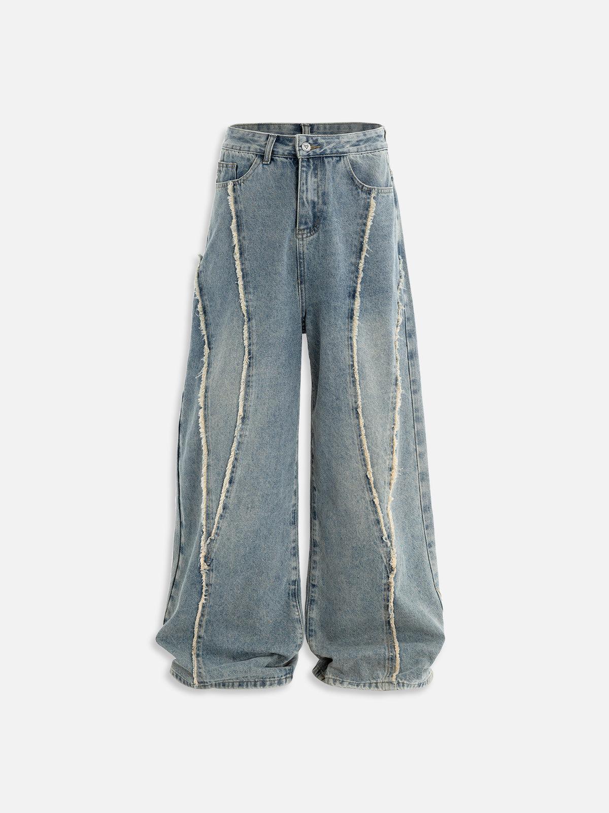 Aelfric Eden Baggy Fringe Jeans Product Image