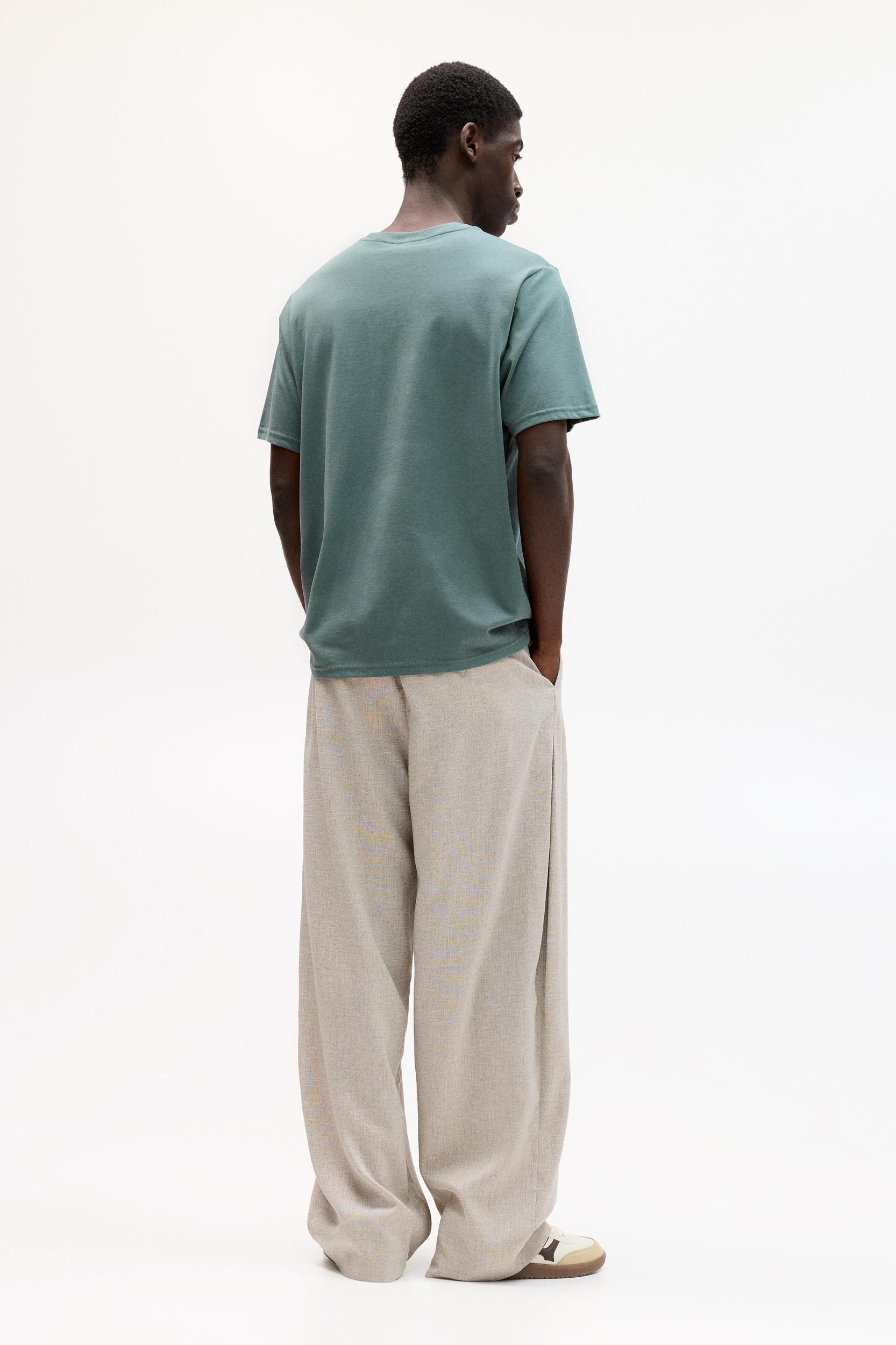 Basic short sleeve cotton T-shirt Product Image