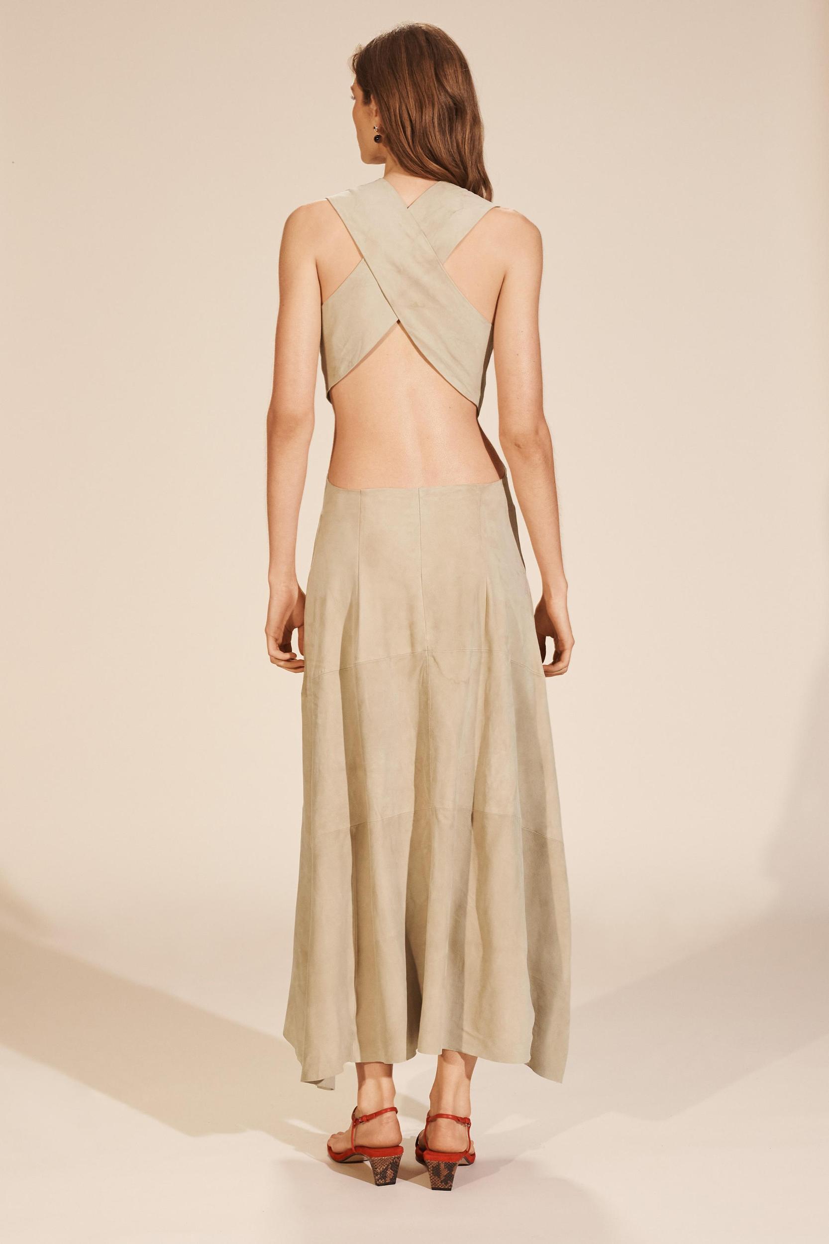 LIMITED EDITION SUEDE CUT-OUT DRESS Product Image
