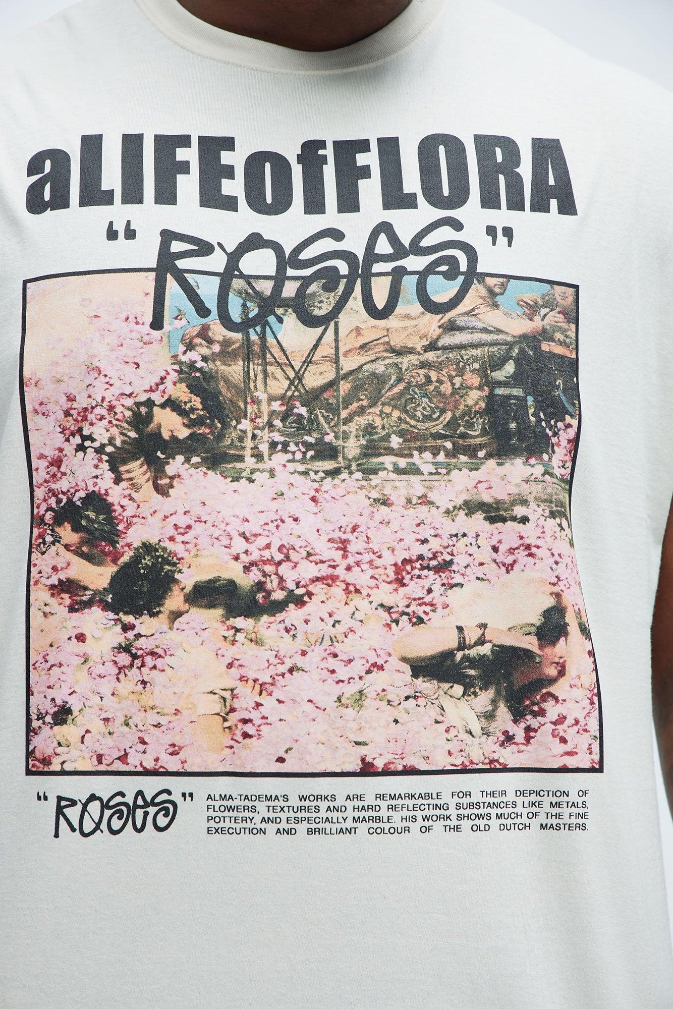 A Life Of Flora Sleeveless Tee - Tan Product Image