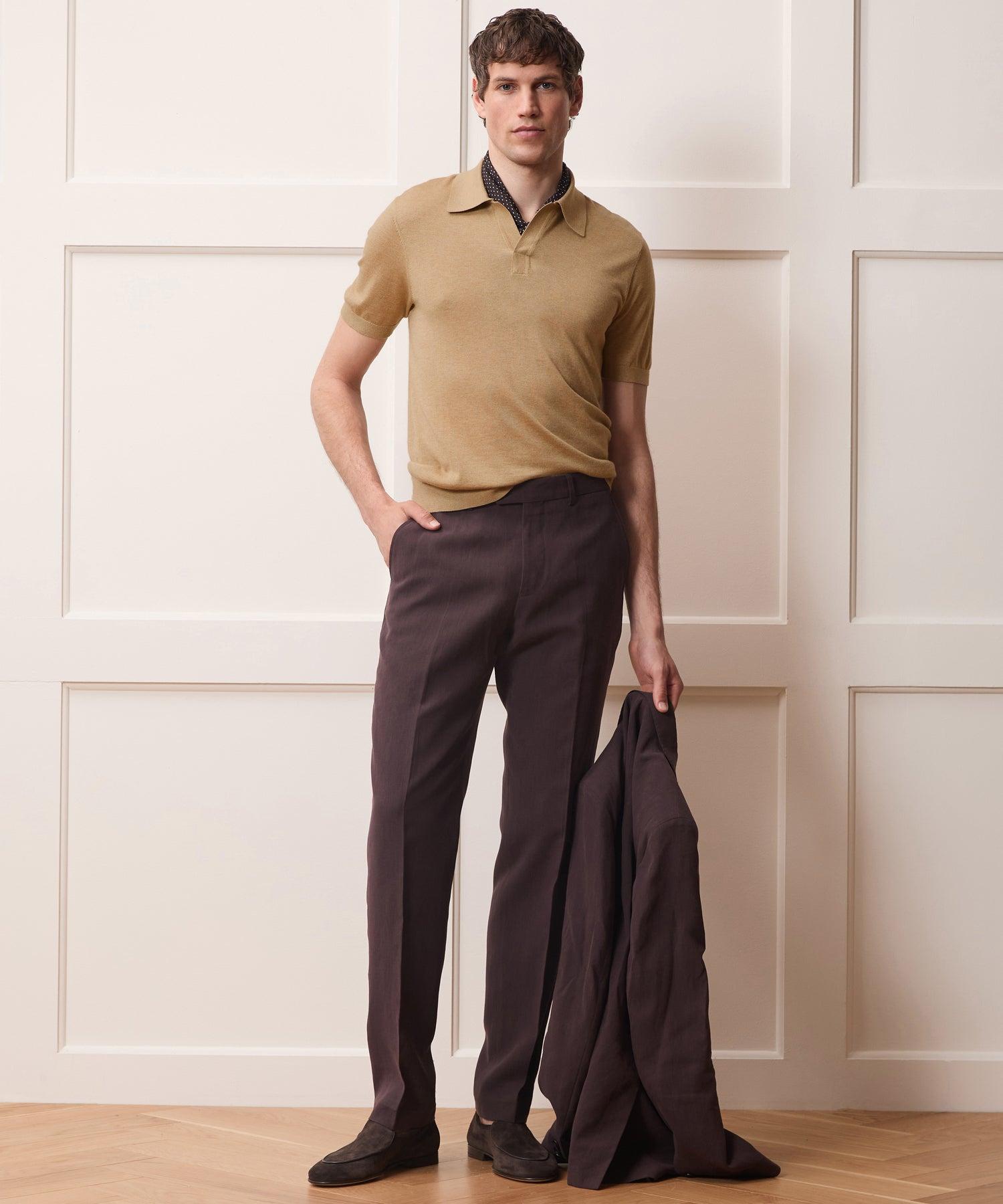 Silk-Cashmere Montauk Sweater Polo Product Image