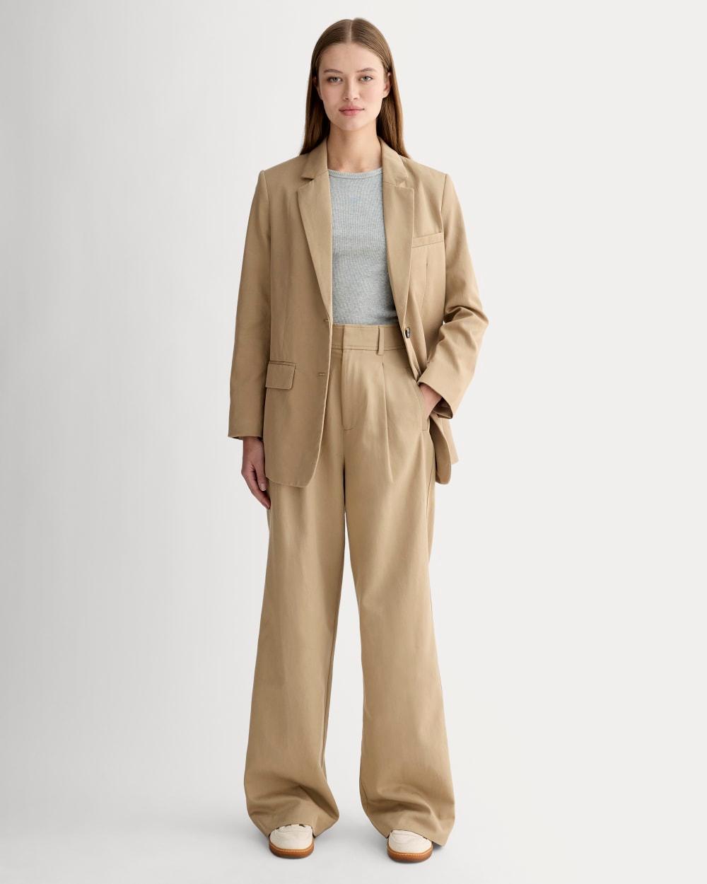 Womens Draper Pleated Pant in Buttersmooth by Everlane Size 0 Product Image