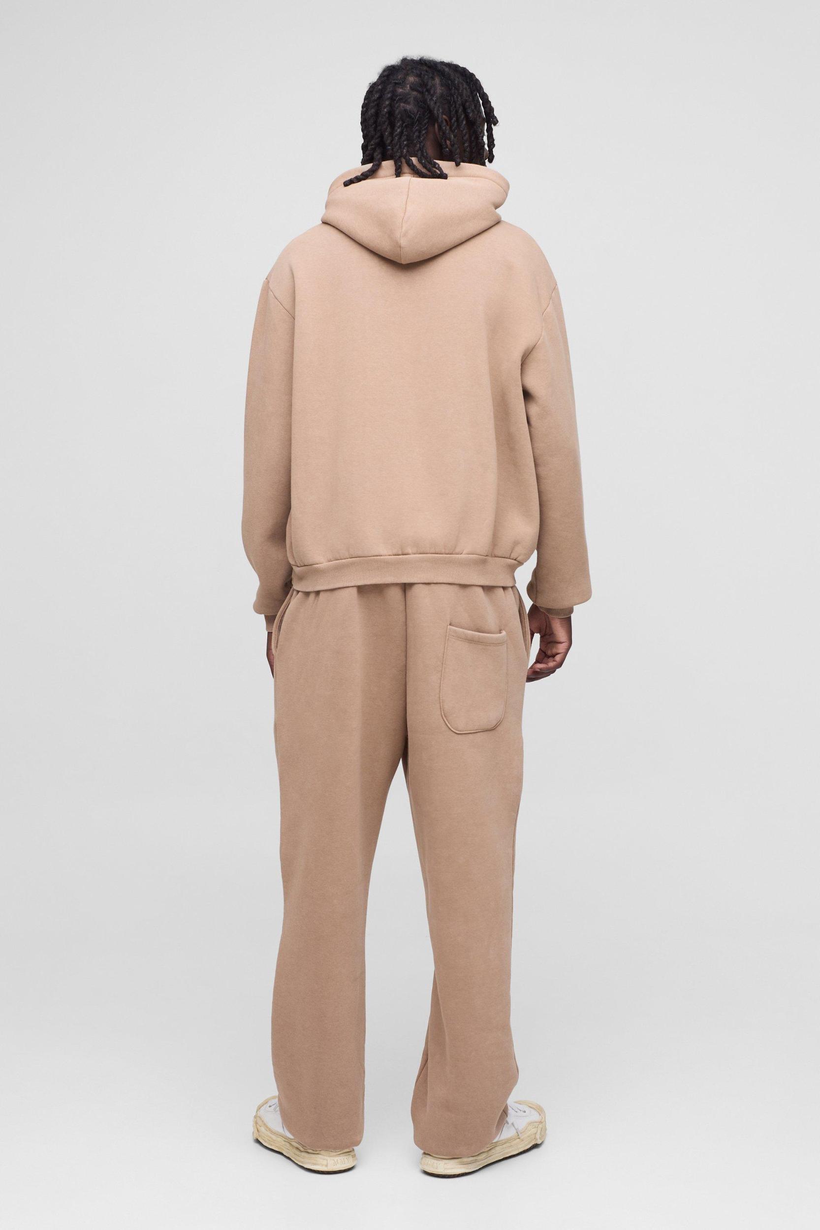 Oversized Boxy Man Wash Hooded Tracksuit | boohooMAN USA Product Image