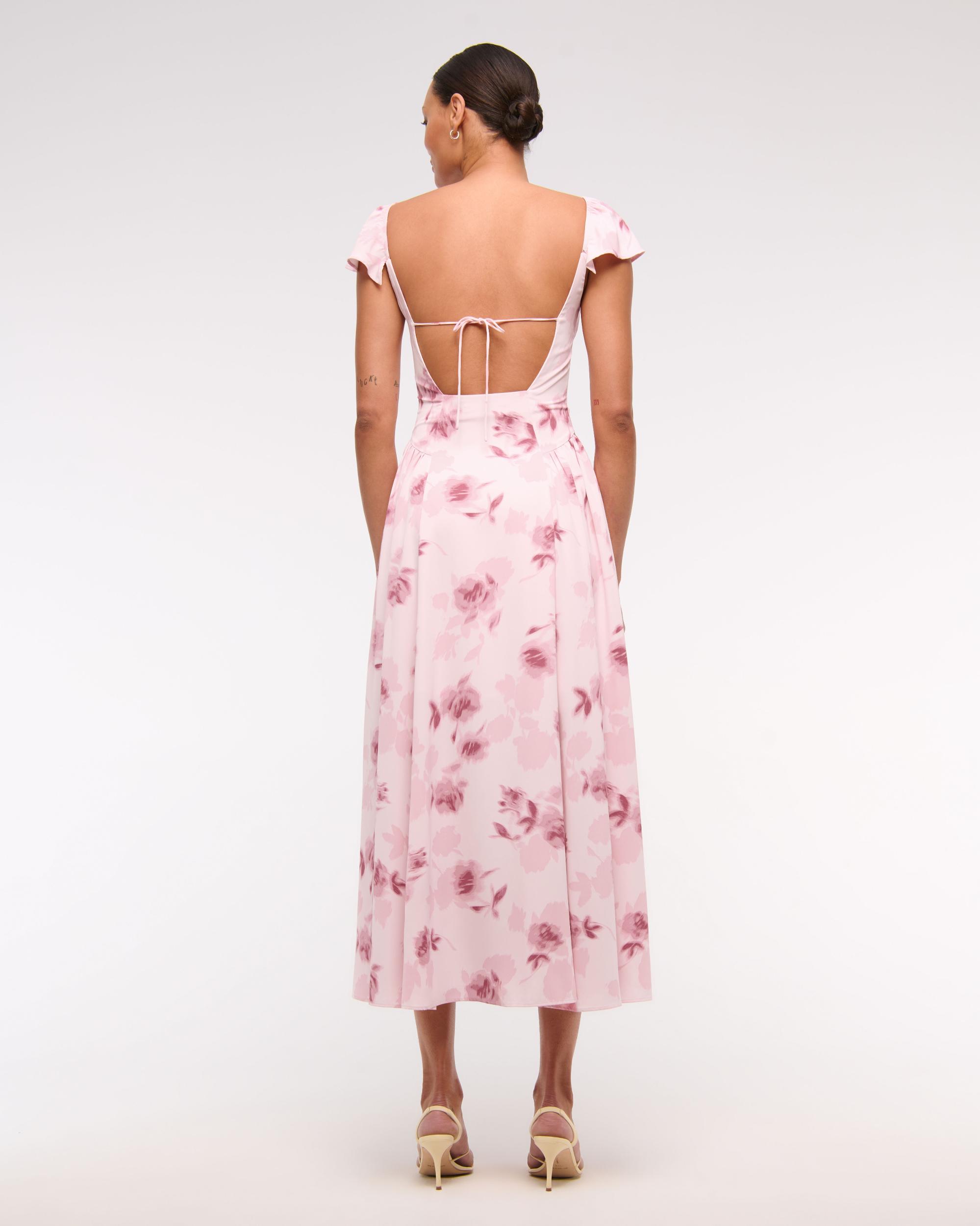 Flutter Sleeve Midi Dress Product Image